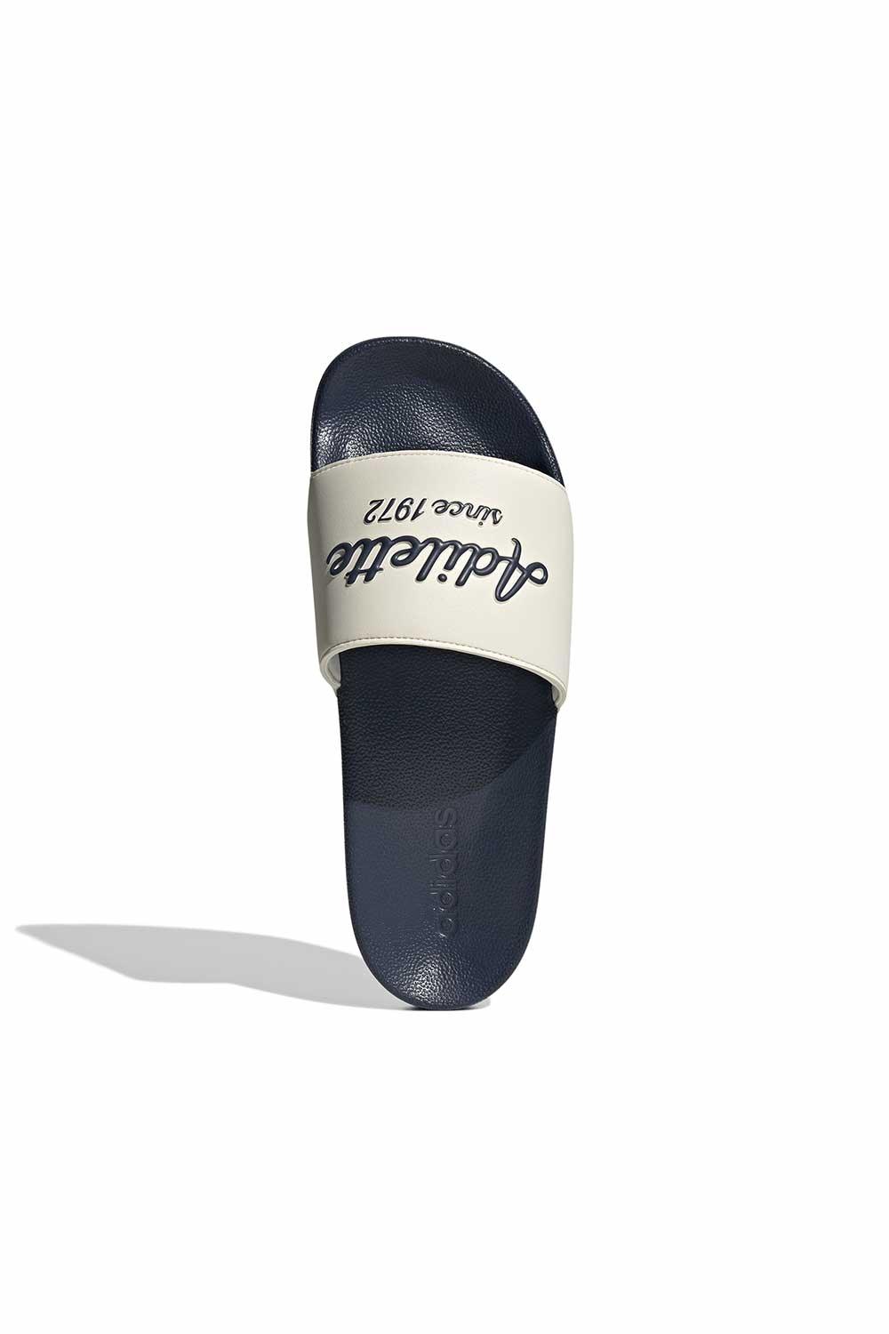 Adidas-Adilette Shower WonderWhite/Shadow Navy-Sandalet & Terlik-2-Milagron.com