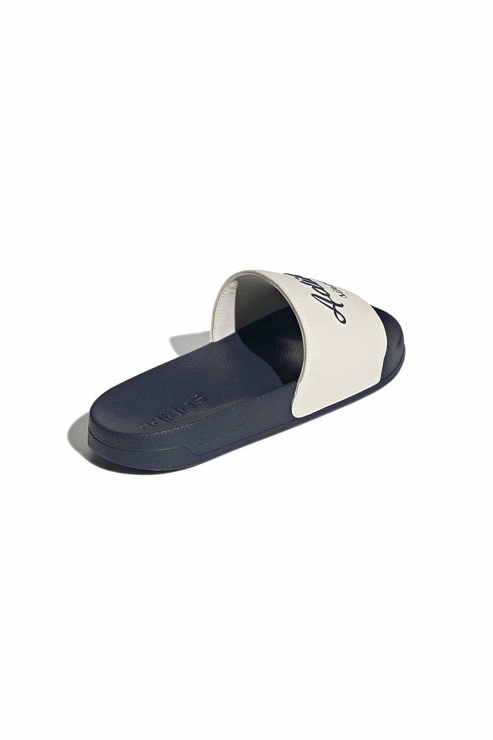 Adidas-Adilette Shower WonderWhite/Shadow Navy-Sandalet & Terlik-6-Milagron.com