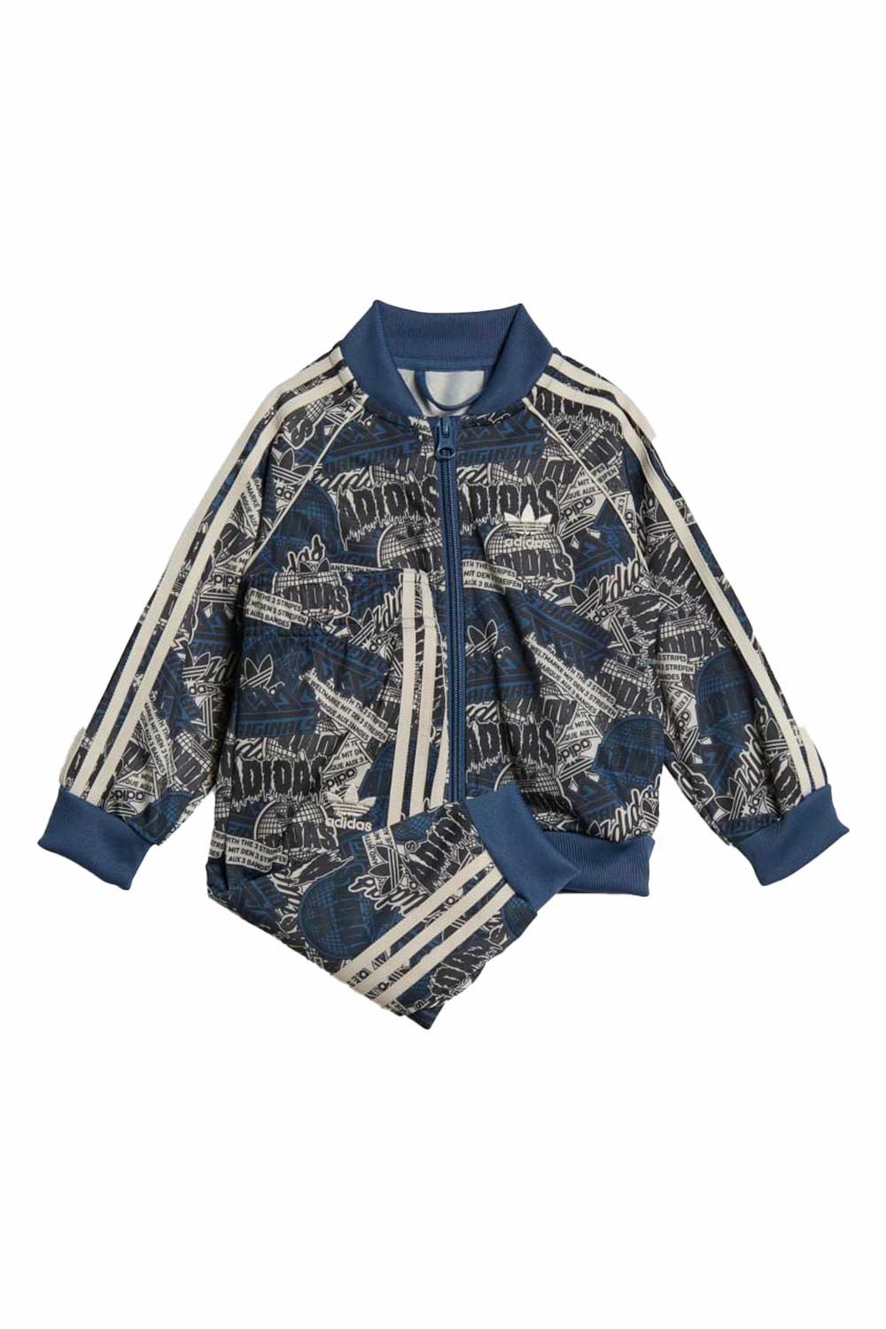 Adidas-Allover Print Eşofman Takımı-Alt - Üst Takım-1-Milagron.com