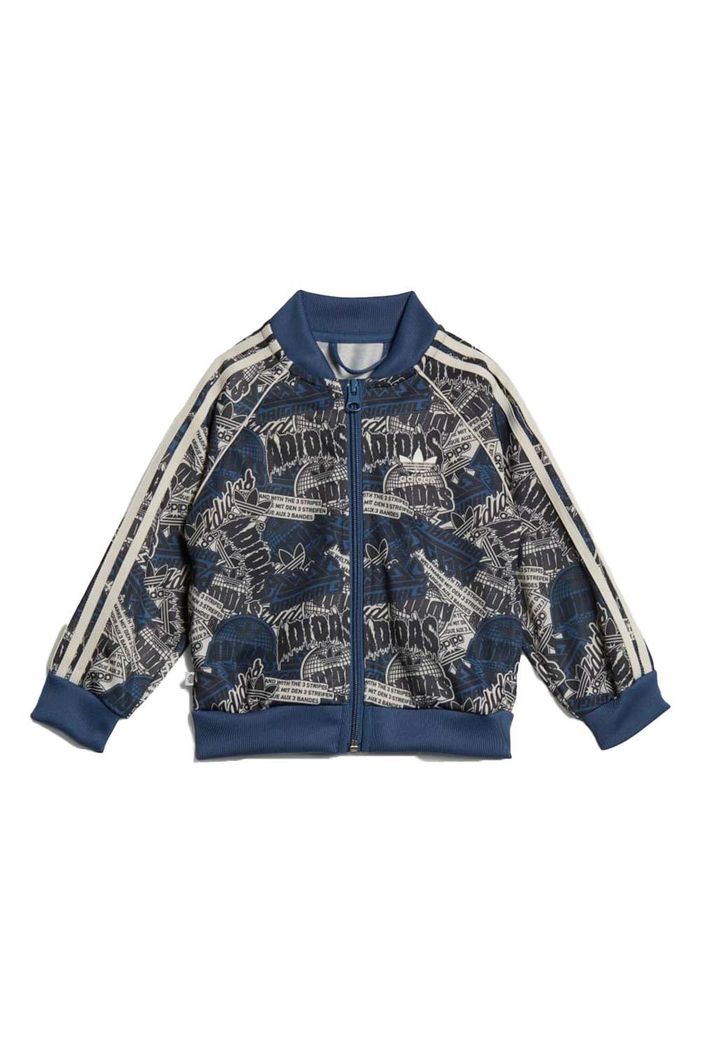 Adidas-Allover Print Eşofman Takımı-Alt - Üst Takım-3-Milagron.com