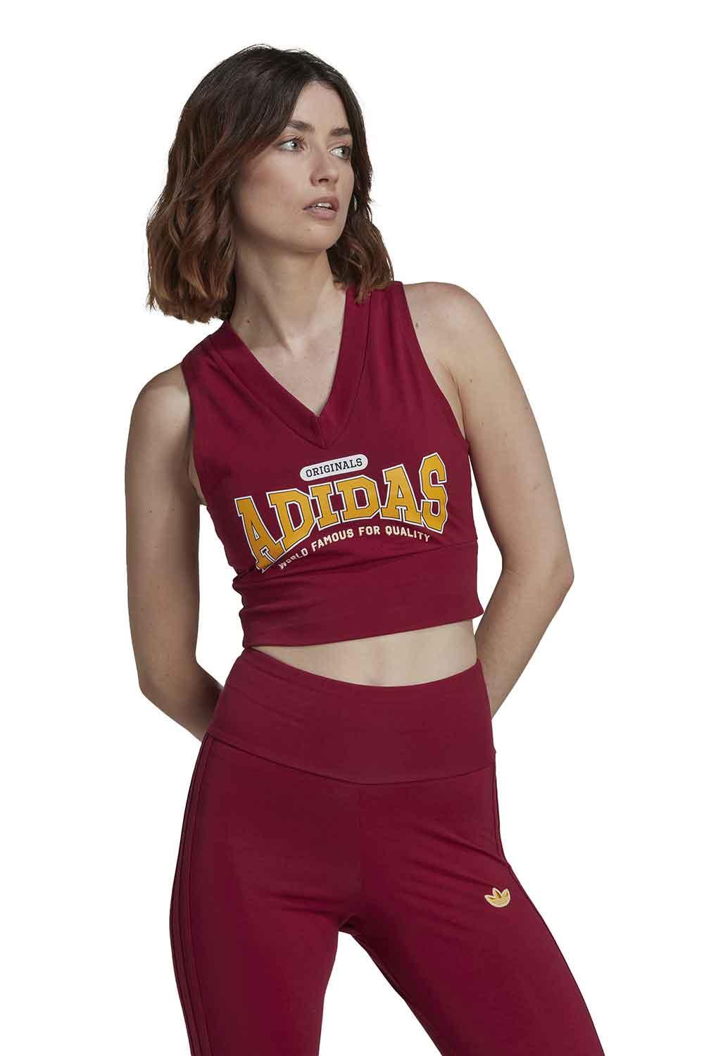 Adidas-Cropped Bodycon V Legbur-Spor Üstü-2-Milagron.com