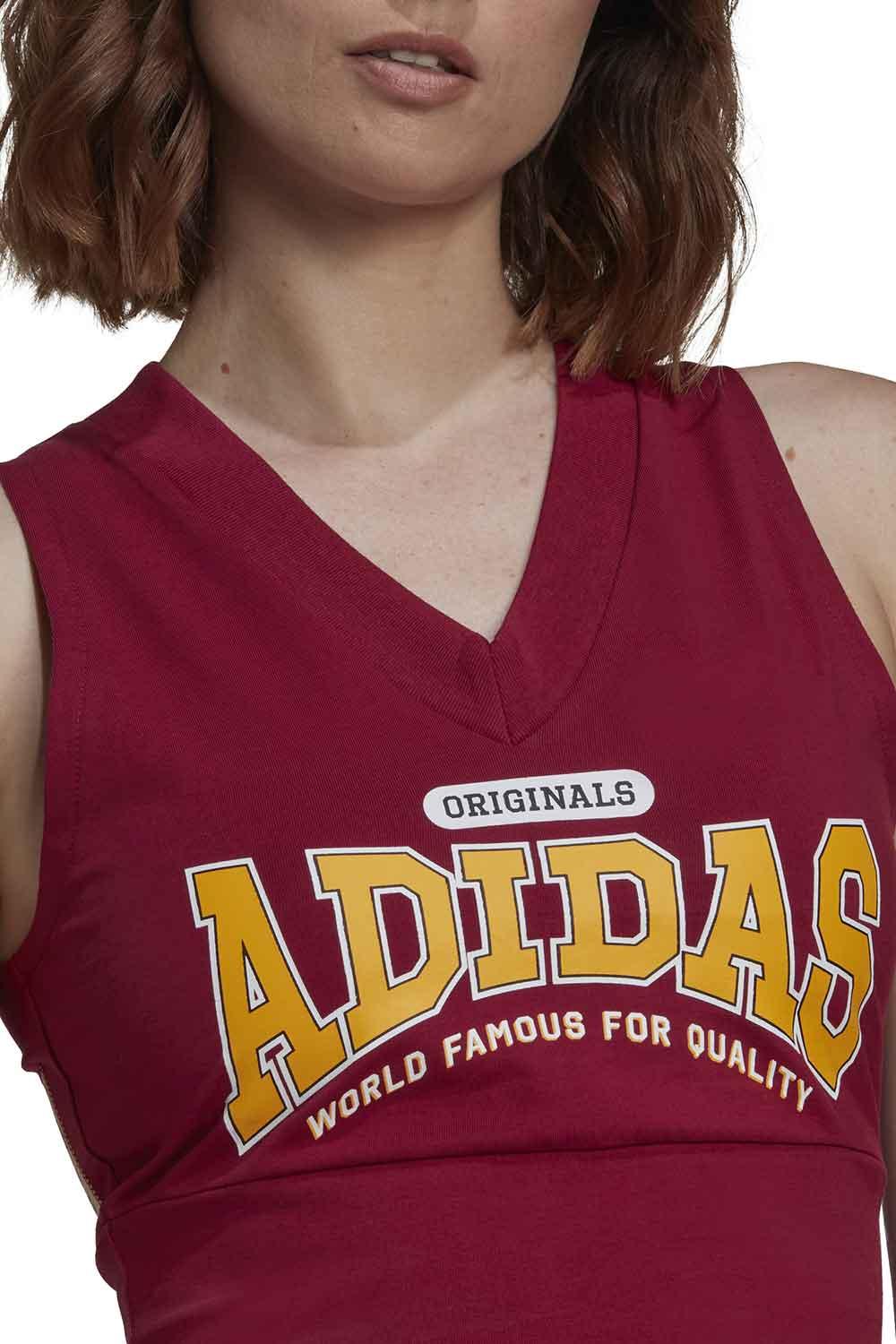 Adidas-Cropped Bodycon V Legbur-Spor Üstü-4-Milagron.com