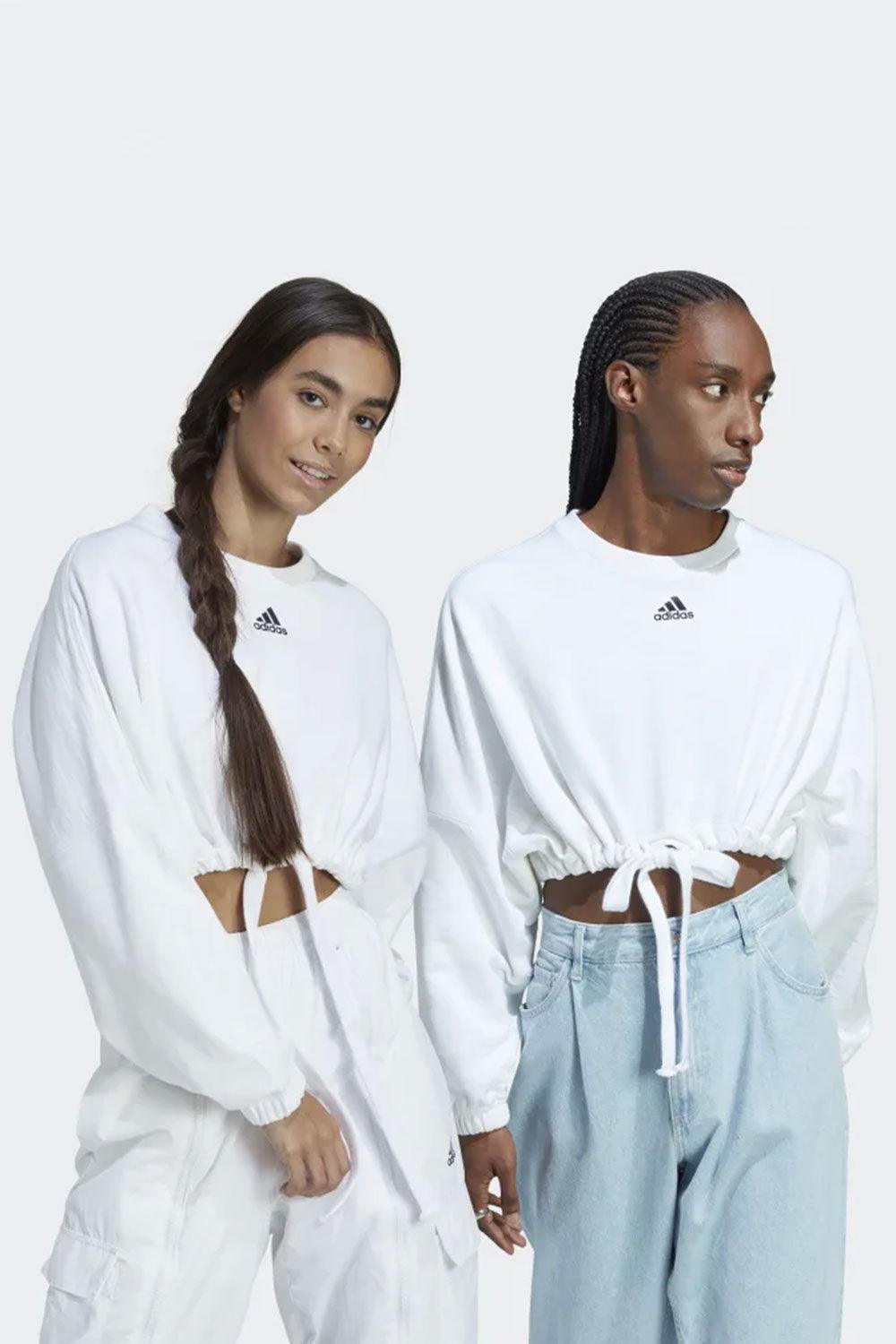 Adidas-Dance Crop Versatile Sweatshirt-Sweatshirts & Hoodies-2-Milagron.com