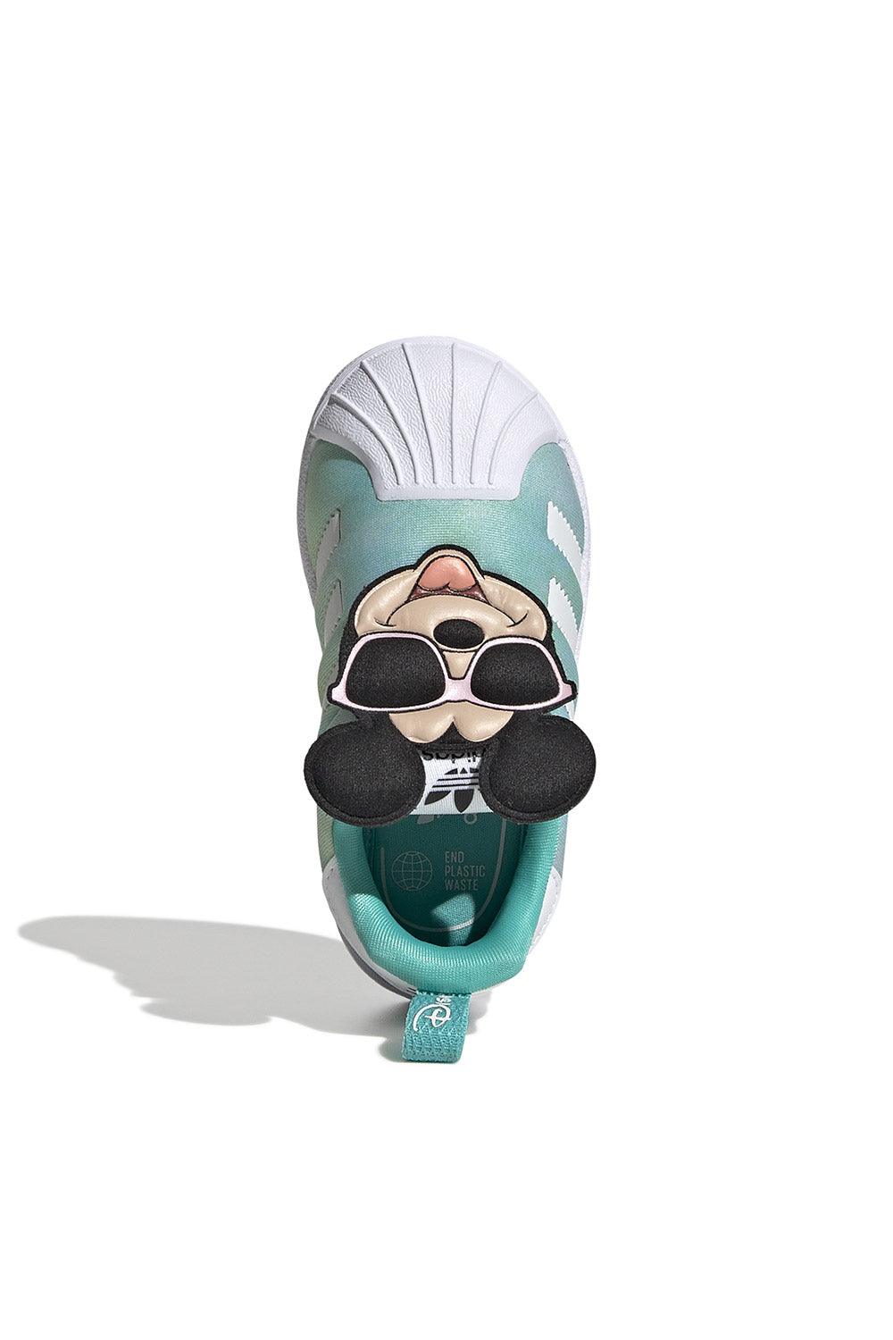 Adidas-Disney Superstar Sneakers Green-Sneakers-2-Milagron.com