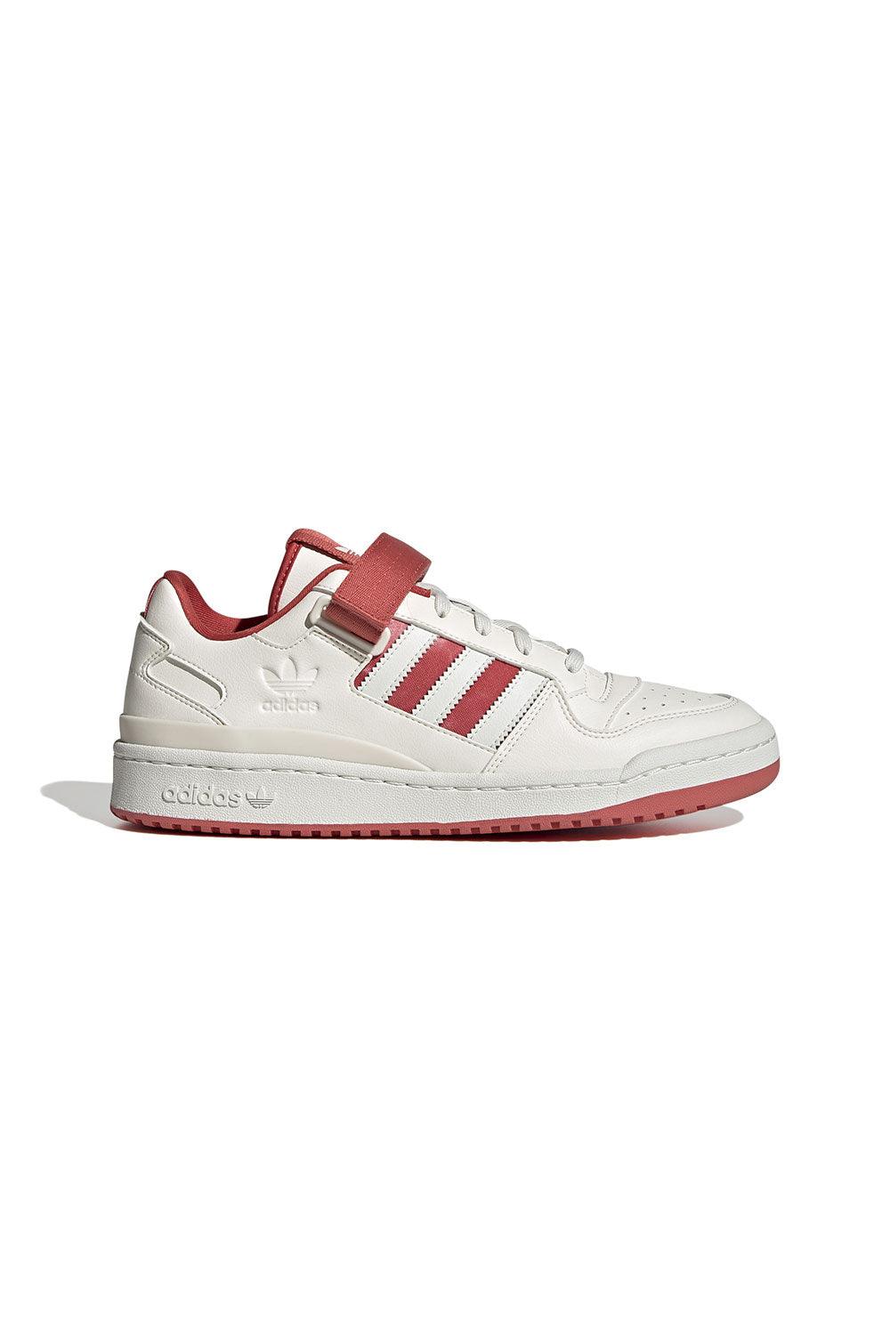 Adidas-Forum Low Chalk White/Crew Red-Sneakers-1-Milagron.com