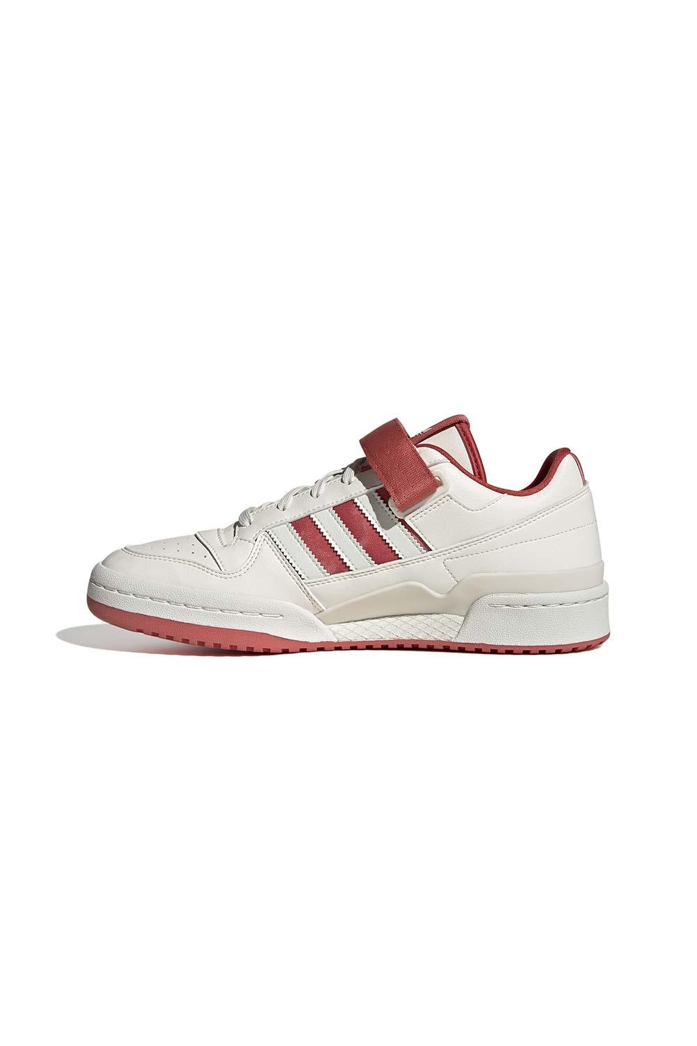 Adidas-Forum Low Chalk White/Crew Red-Sneakers-4-Milagron.com