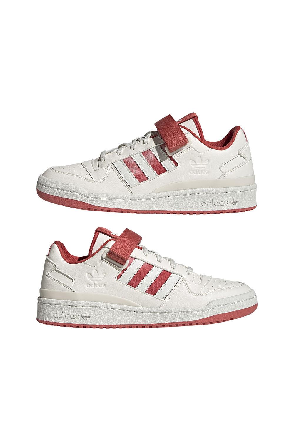 Adidas-Forum Low Chalk White/Crew Red-Sneakers-9-Milagron.com