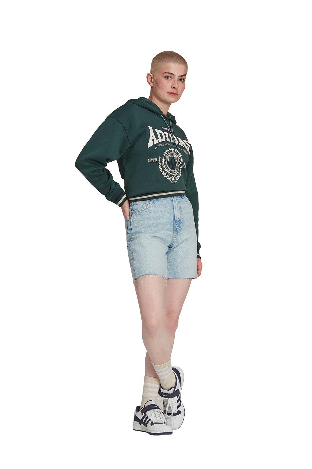 Adidas-Hoodie Mineral Green-Sweatshirts & Hoodies-4-Milagron.com