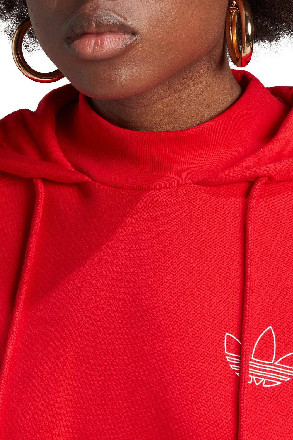 Adidas-Hoodie Vivid Red-Sweatshirts & Hoodies-5-Milagron.com