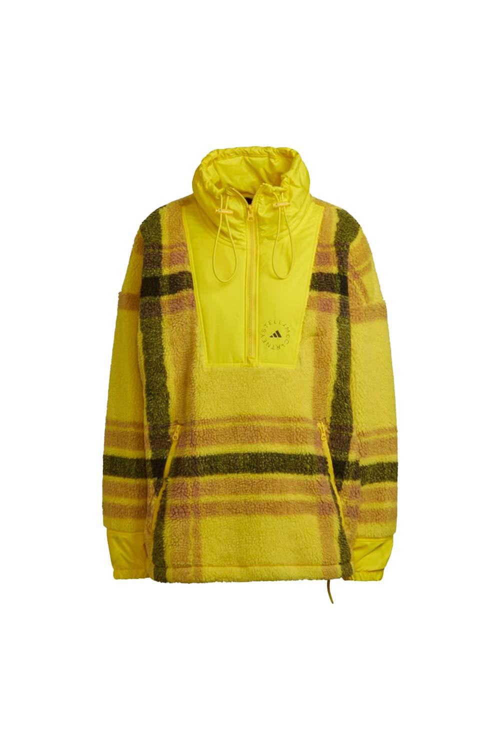 Adidas-Stella McCartney Fleece Jacquard Winter Jacket-Sweatshirts & Hoodies-5-Milagron.com