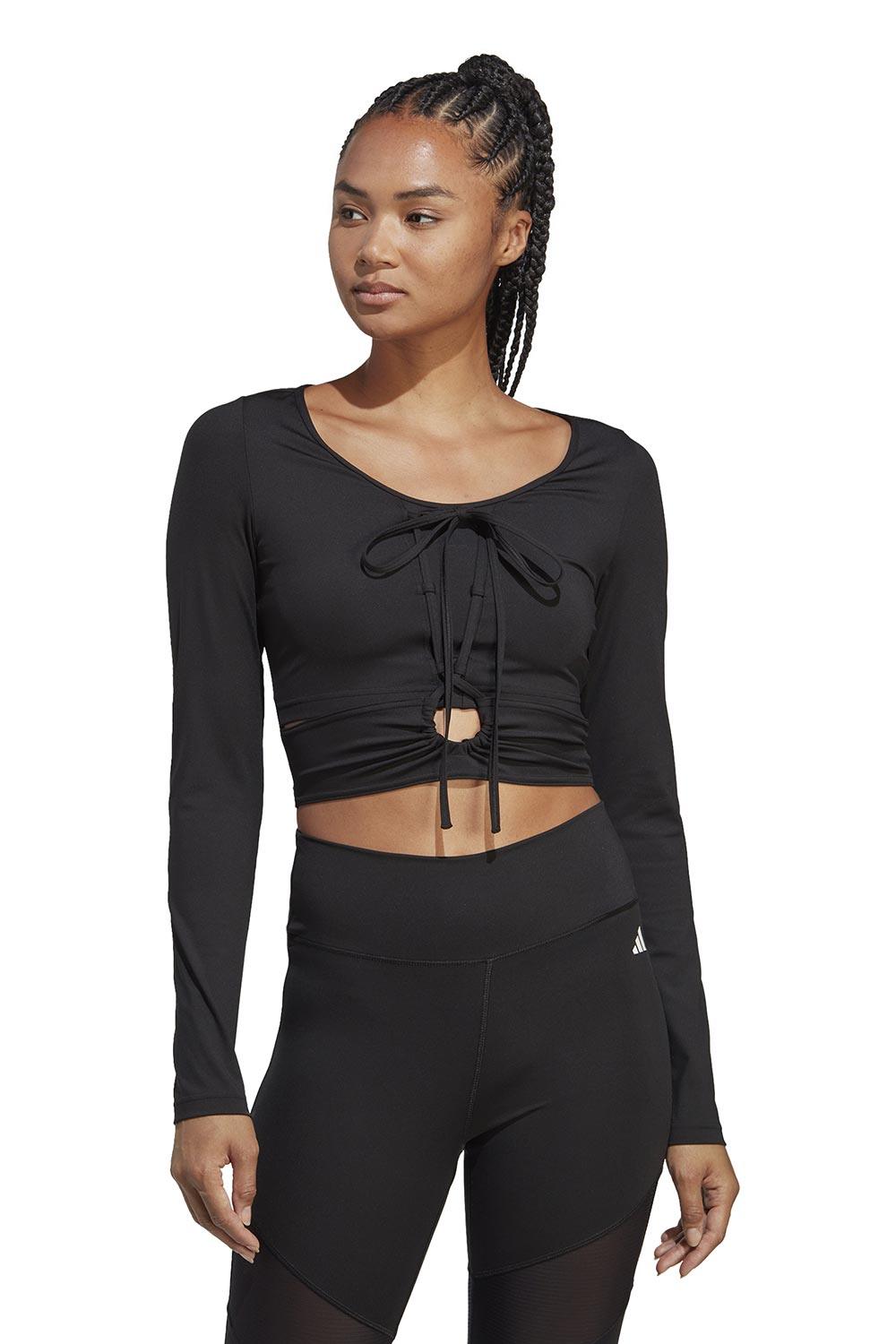 Adidas-Training Dance Long Sleeve Tee-Spor Üstü-1-Milagron.com