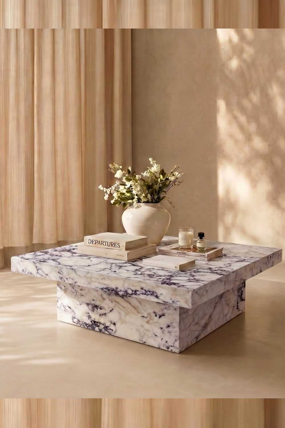 Menekşe Orta Sehpa 95x95x40 - 0