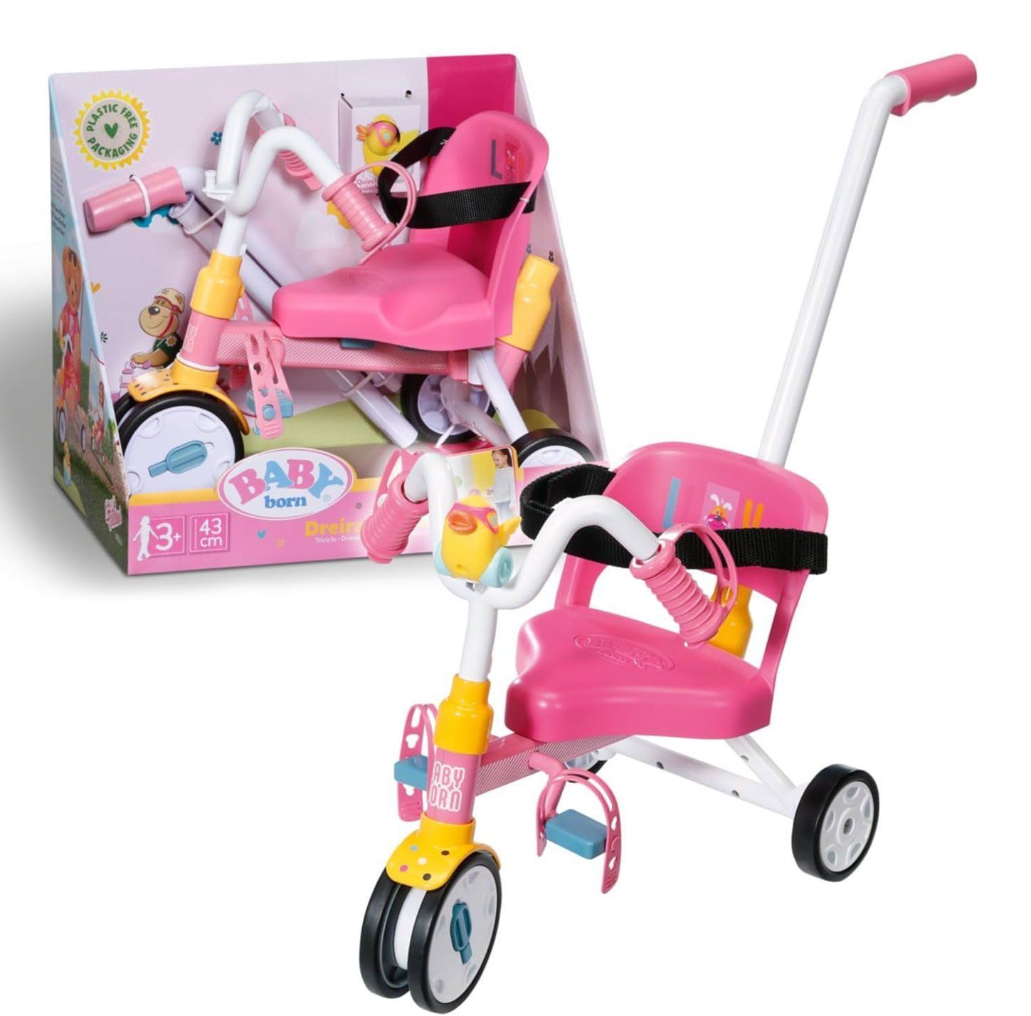 Adore Oyuncak-834299 Baby Born 3 Tekerlekli Bisiklet-Oyuncak Bebek ve Oyun Setleri-1-Milagron.com