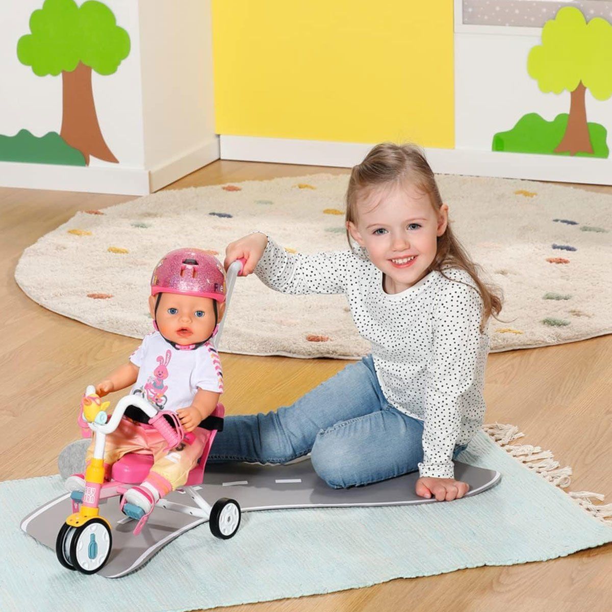 Adore Oyuncak-834299 Baby Born 3 Tekerlekli Bisiklet-Oyuncak Bebek ve Oyun Setleri-3-Milagron.com