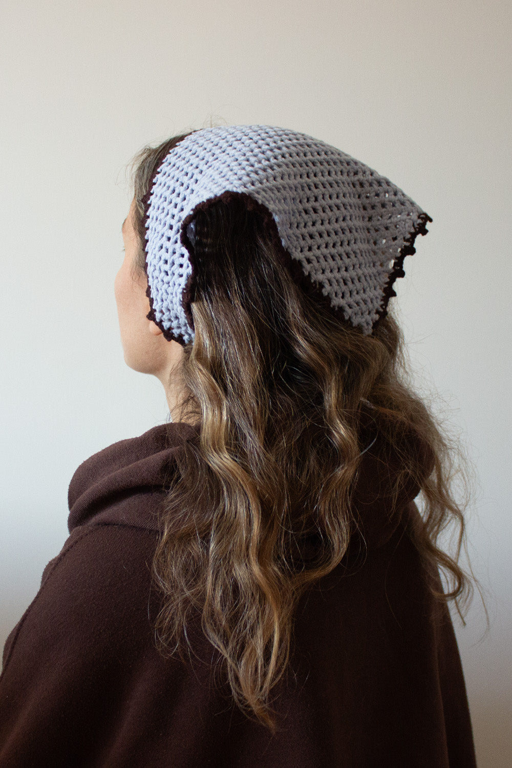 Waffle Kroşe Bandana - Ice Blue - 0