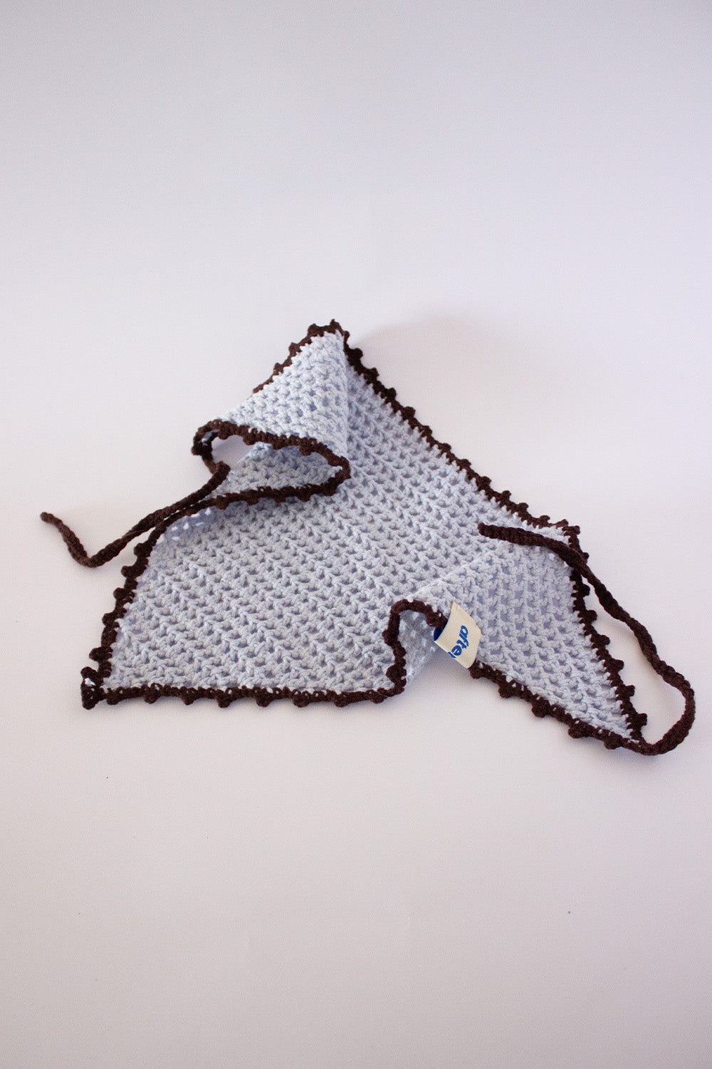 Waffle Kroşe Bandana - Ice Blue - 1