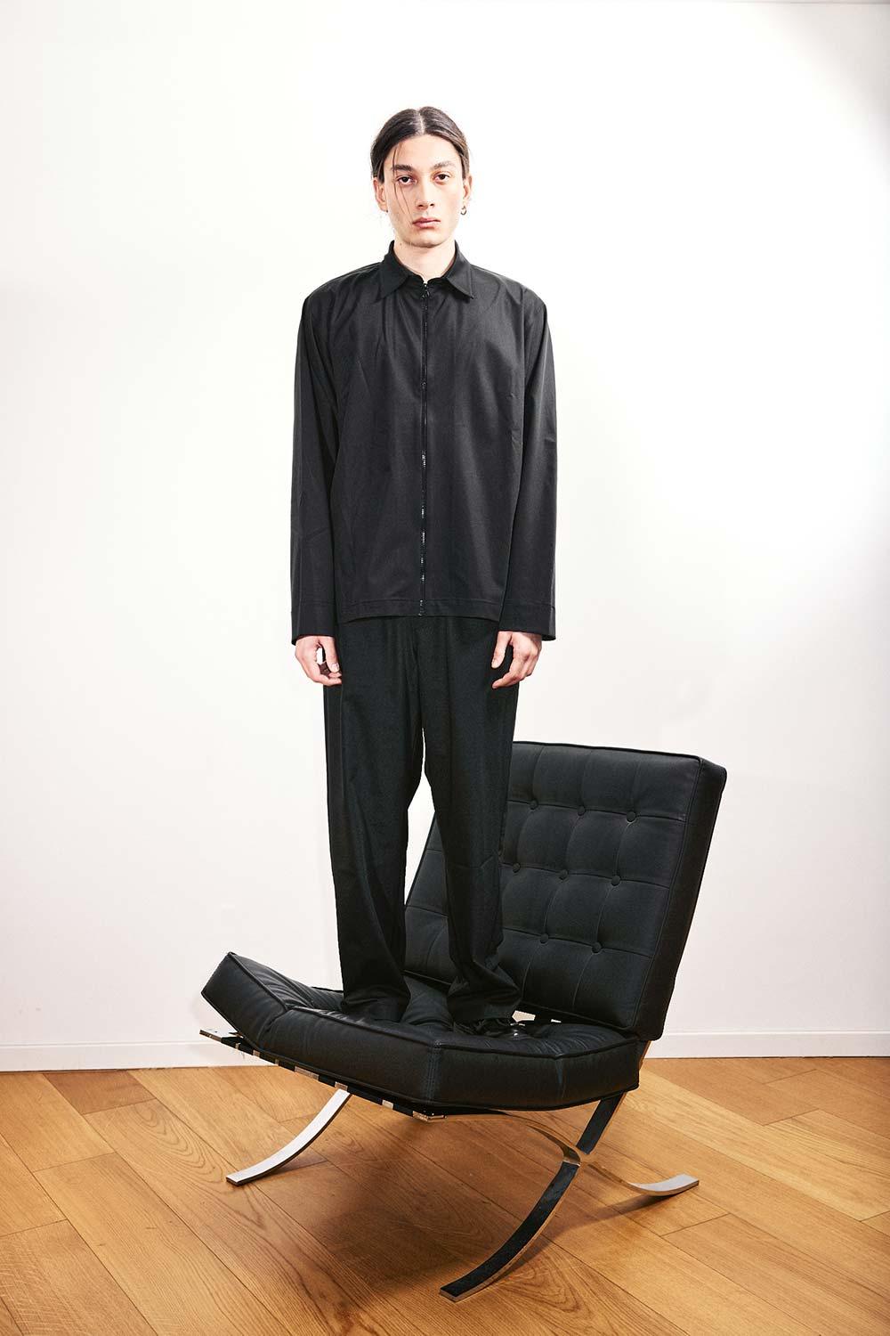 Agic-Fermuarlı Erkek Gömlek-Gömlek-5-Milagron.com