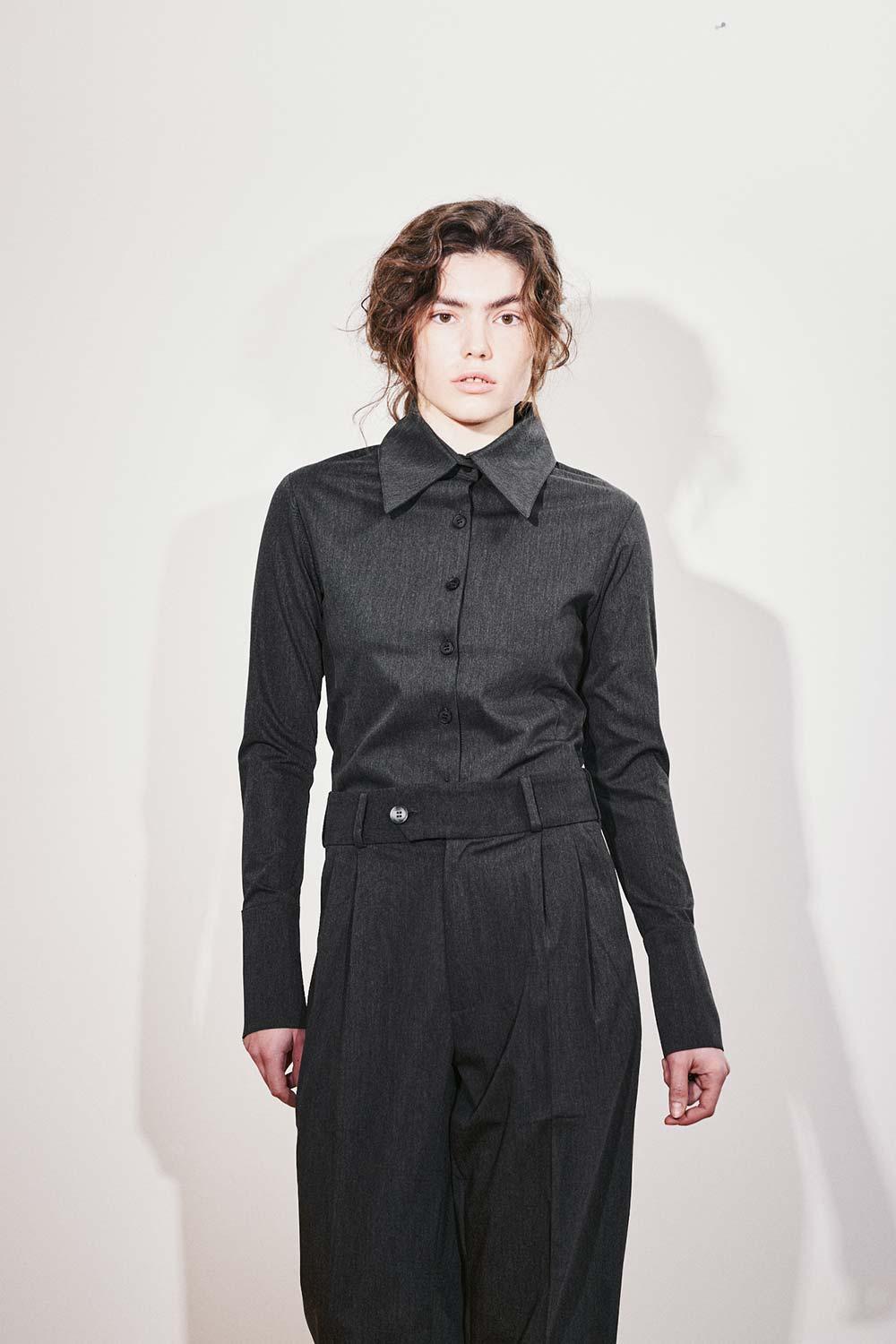 Agic-Füme Boru Paça Düşük Bel Pantolon-Pantolon-1-Milagron.com