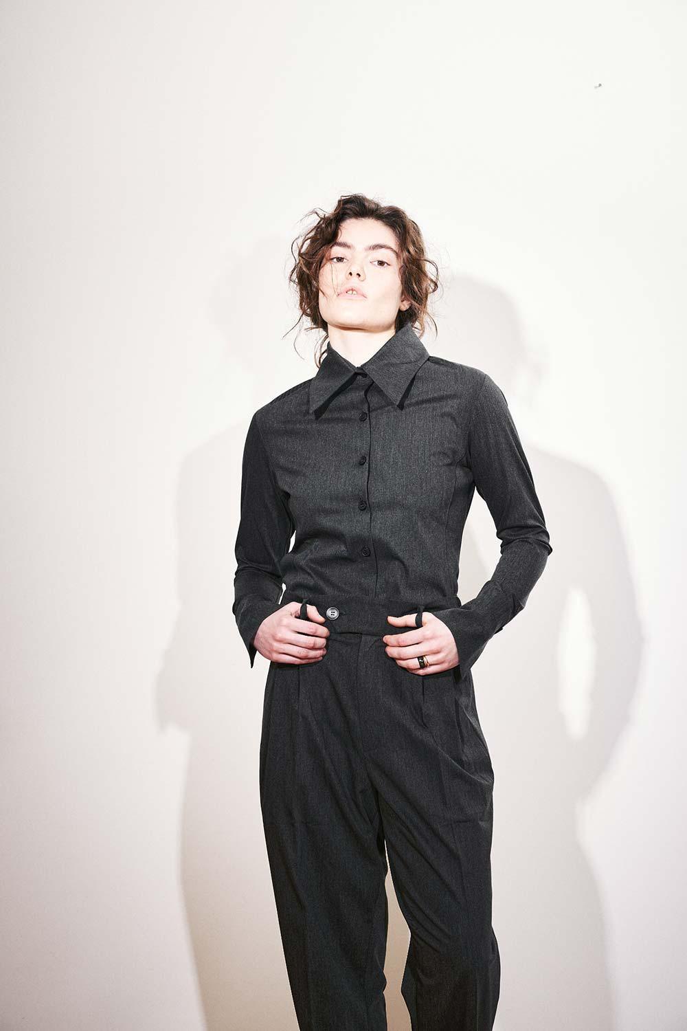 Agic-Füme Boru Paça Düşük Bel Pantolon-Pantolon-3-Milagron.com