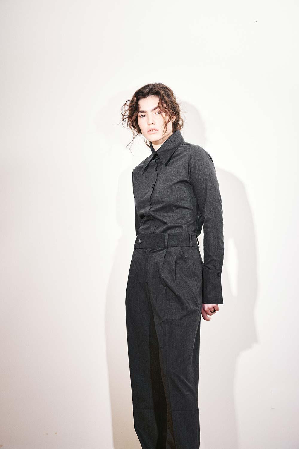 Agic-Füme Boru Paça Düşük Bel Pantolon-Pantolon-4-Milagron.com