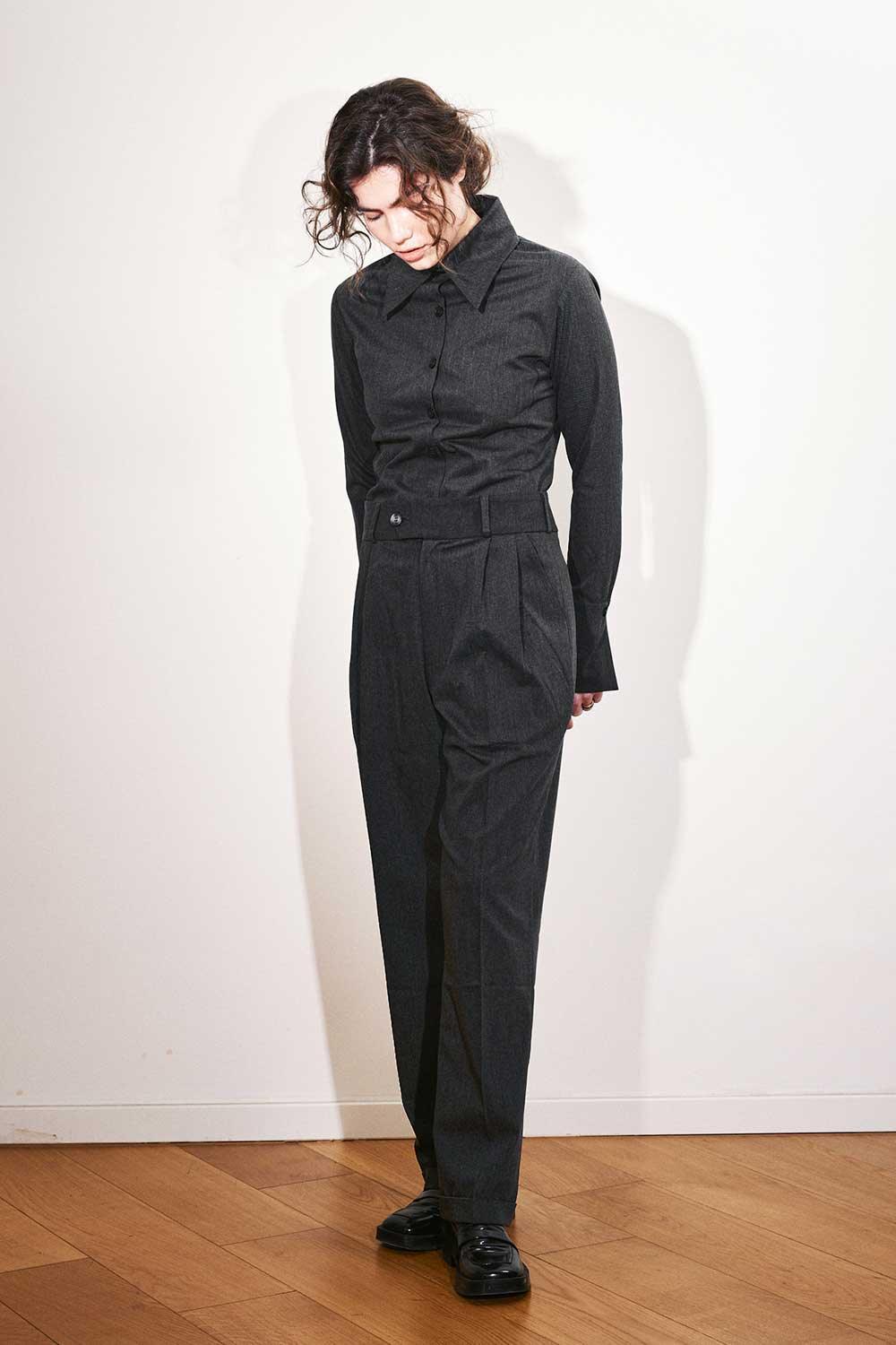 Agic-Füme Boru Paça Düşük Bel Pantolon-Pantolon-6-Milagron.com