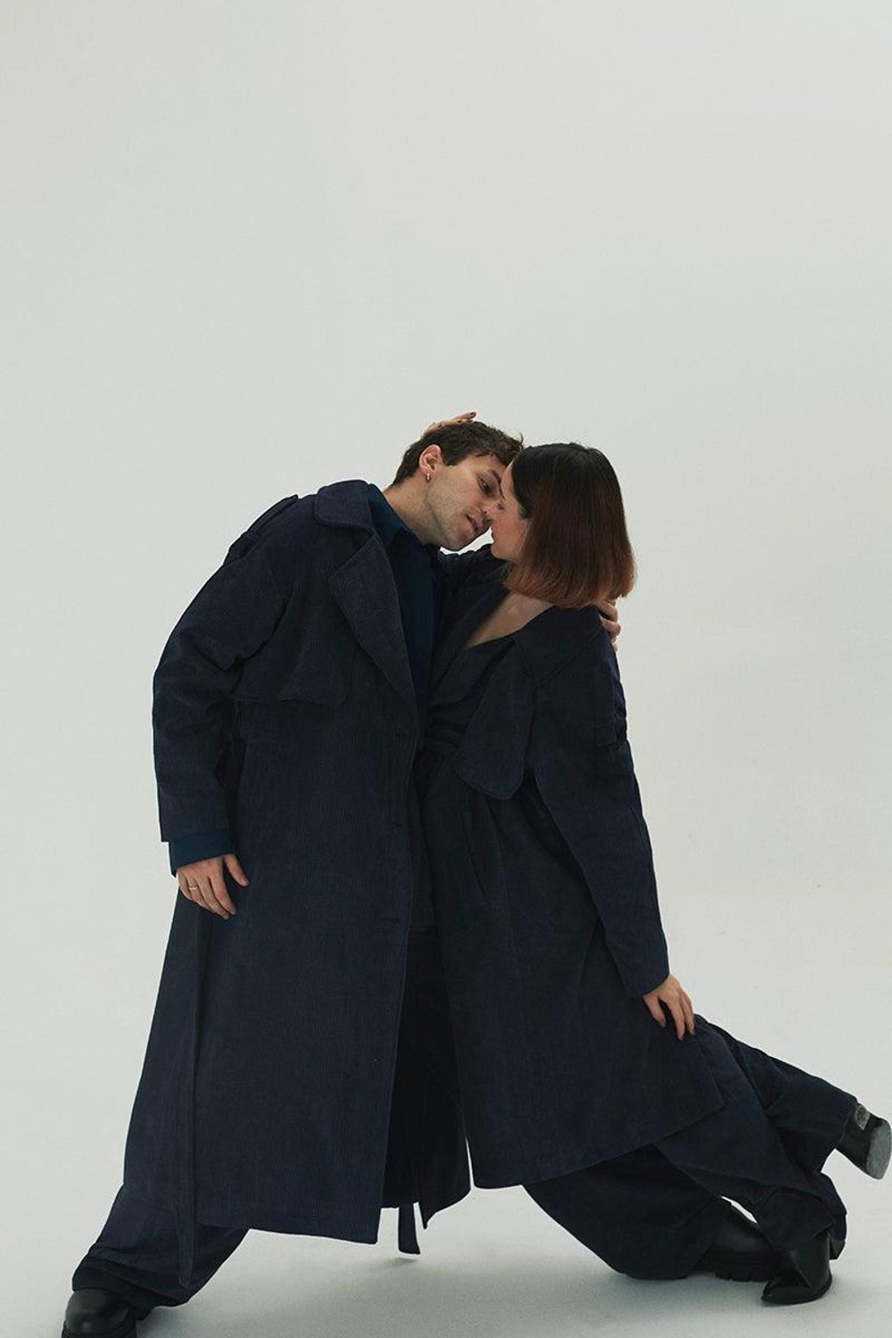 Agic-Oversize Kadife Palto-Dış Giyim-4-Milagron.com