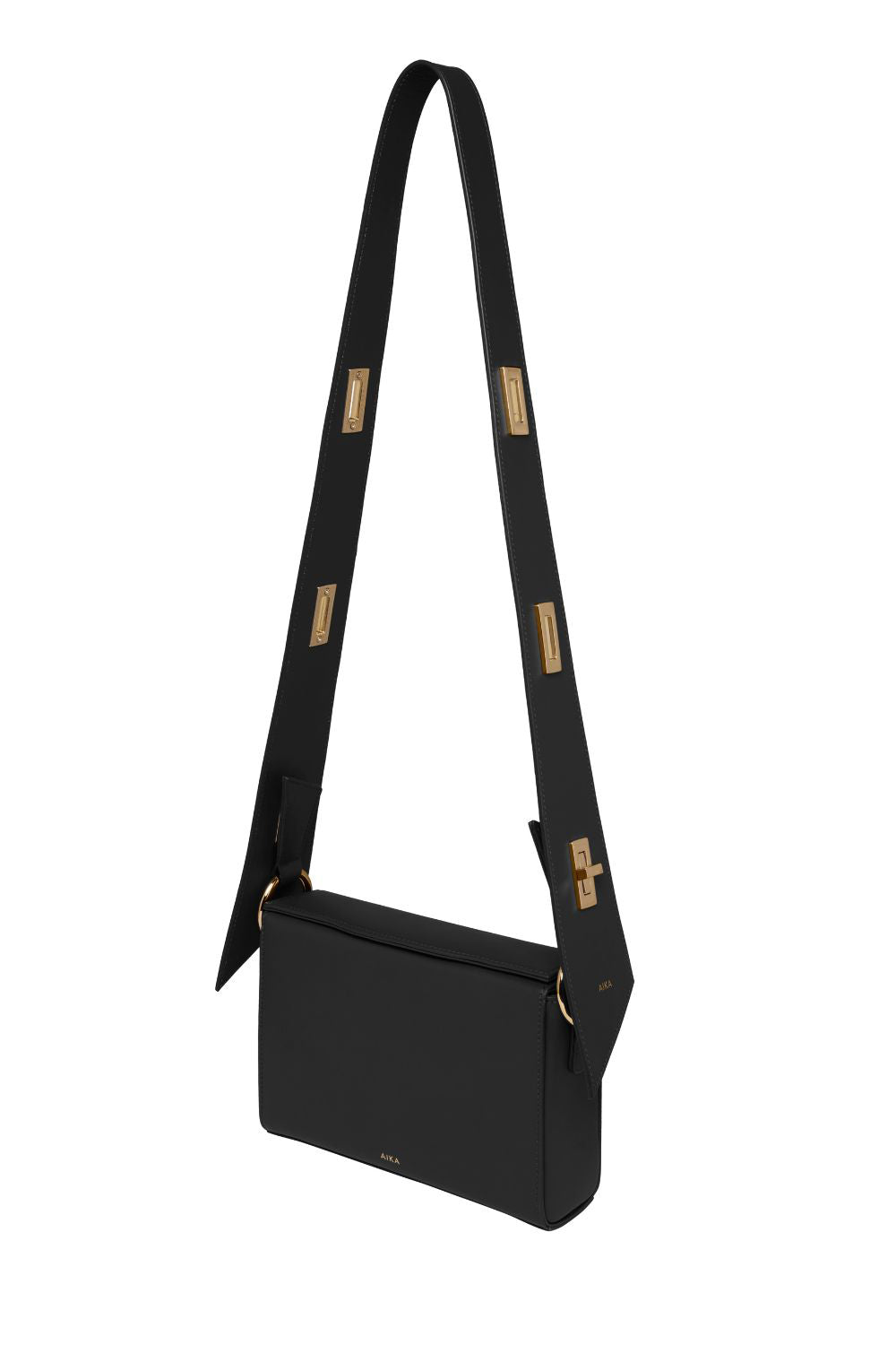Aika Concept-Leather Istanbul Bag Black-Omuz Çantası-3-Milagron.com