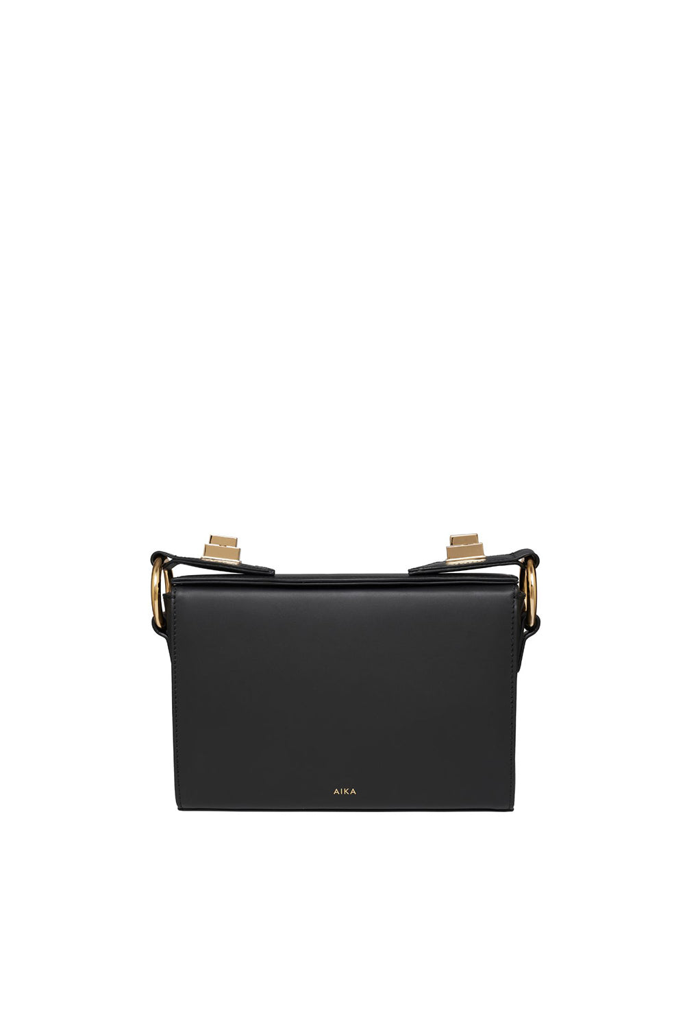 Aika Concept-Leather Istanbul Bag Black-Omuz Çantası-4-Milagron.com