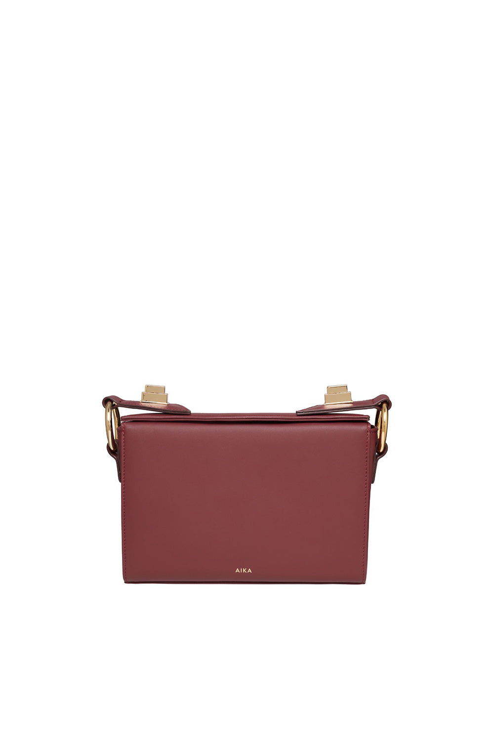 Aika Concept-Leather Istanbul Bag Burgundy-Omuz Çantası-4-Milagron.com