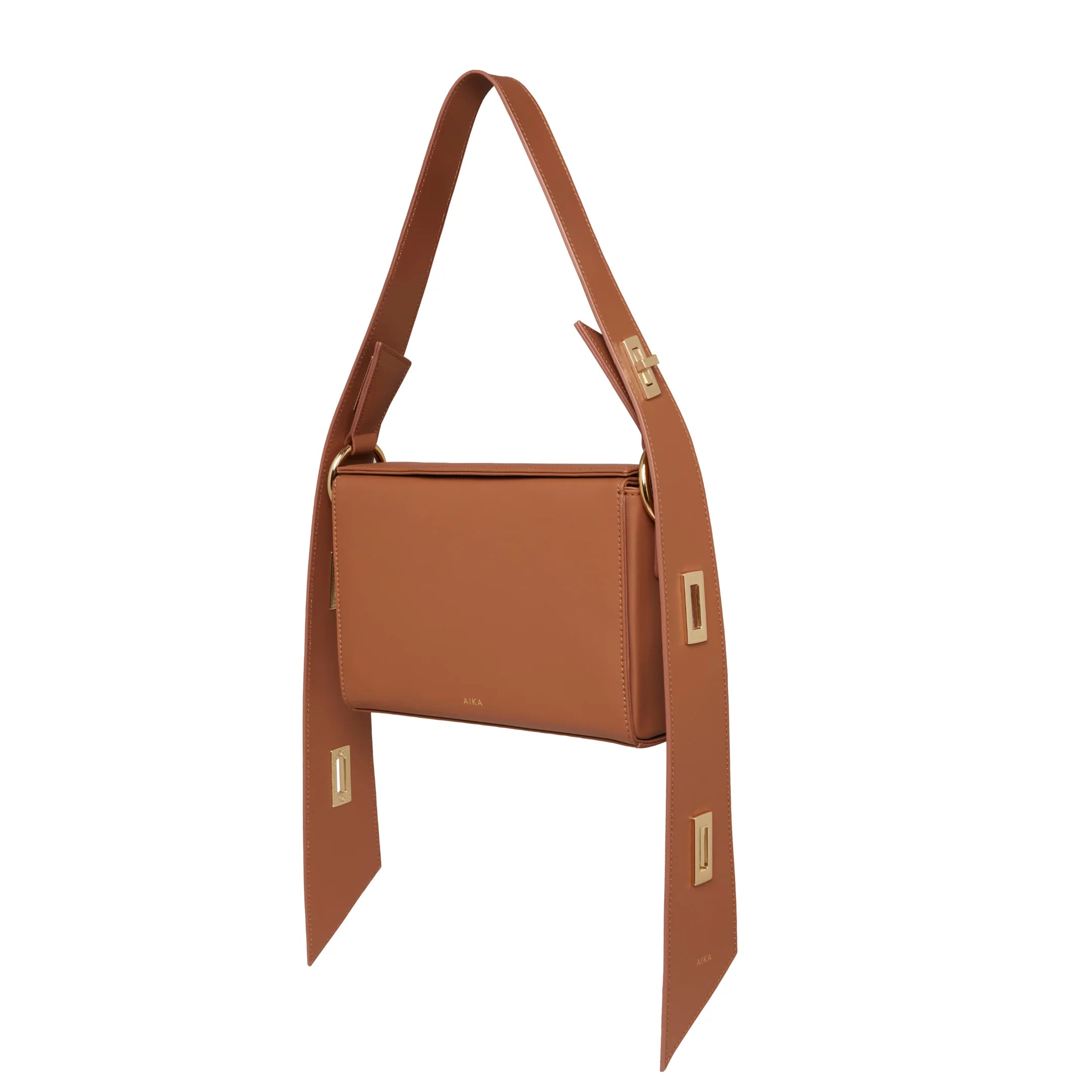Aika Concept-Leather Istanbul Bag Tan-Omuz Çantası-1-Milagron.com