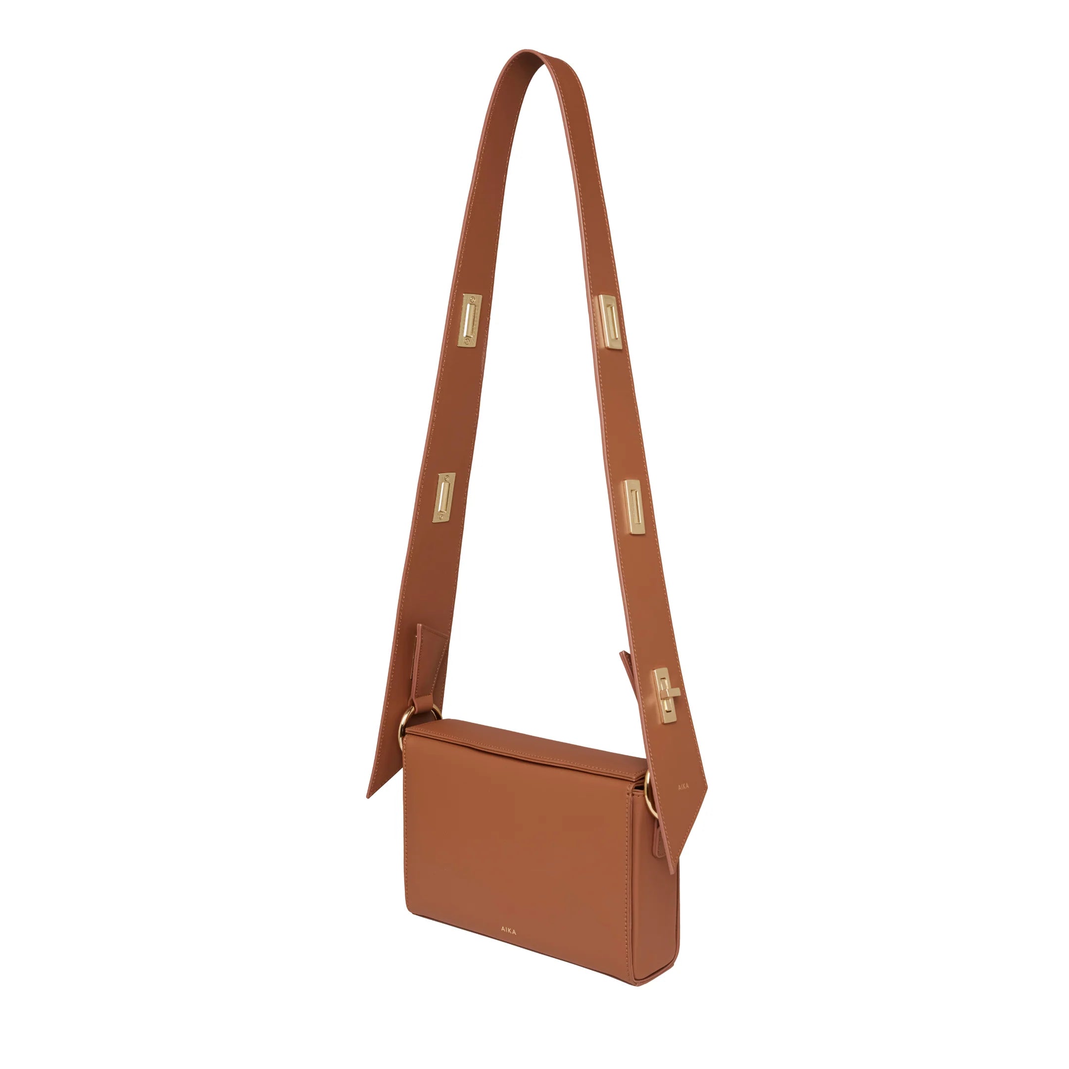 Aika Concept-Leather Istanbul Bag Tan-Omuz Çantası-4-Milagron.com