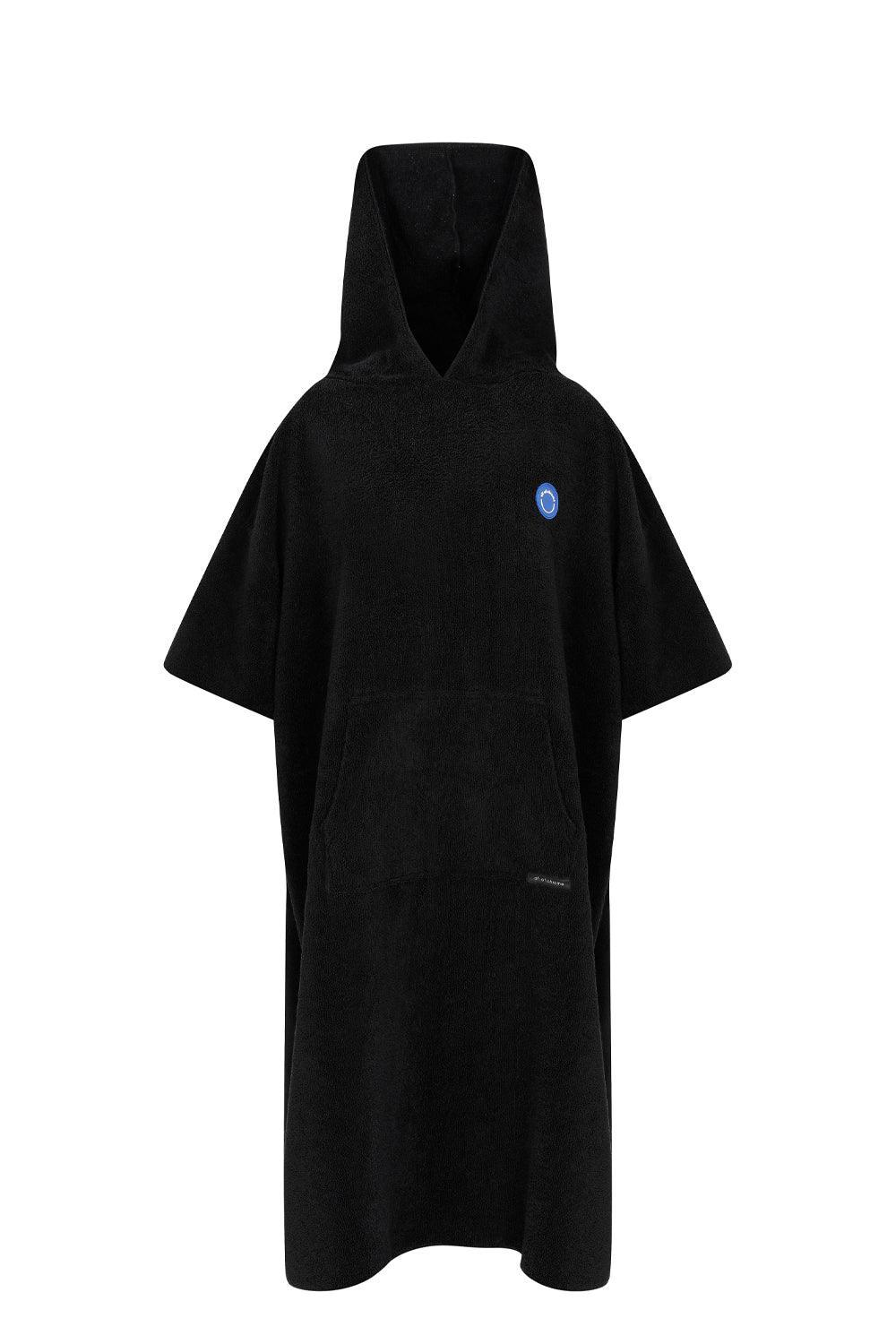 All Of Chrome-Basic Black Poncho-Panço-2-Milagron.com