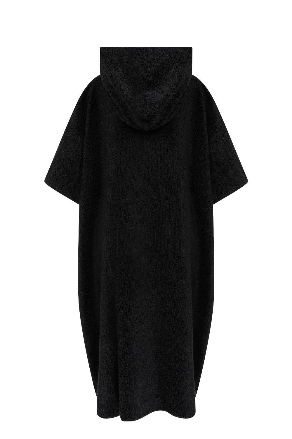 All Of Chrome-Basic Black Poncho-Panço-3-Milagron.com