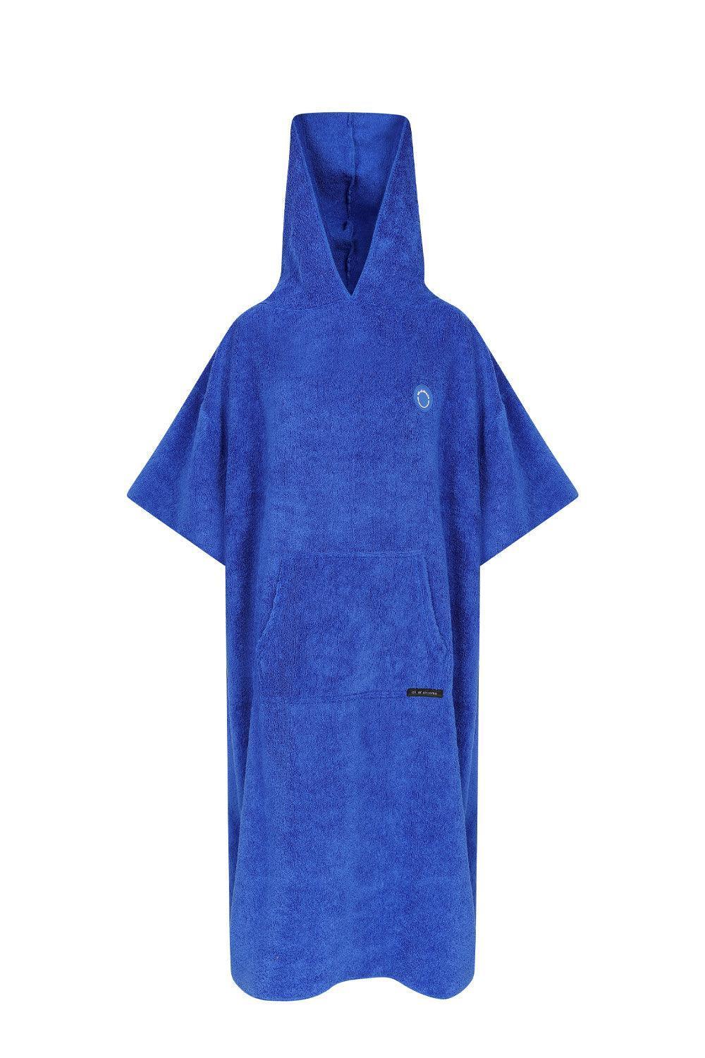 All Of Chrome-Basic Blue Poncho-Panço-2-Milagron.com