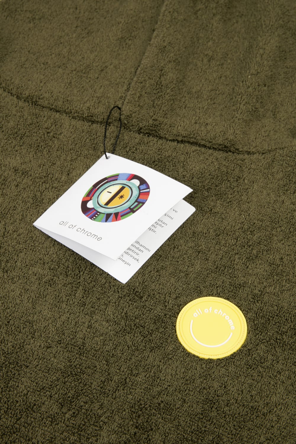 All Of Chrome-Basic Haki Havlu Panço-Havlu & Peştamal-3-Milagron.com