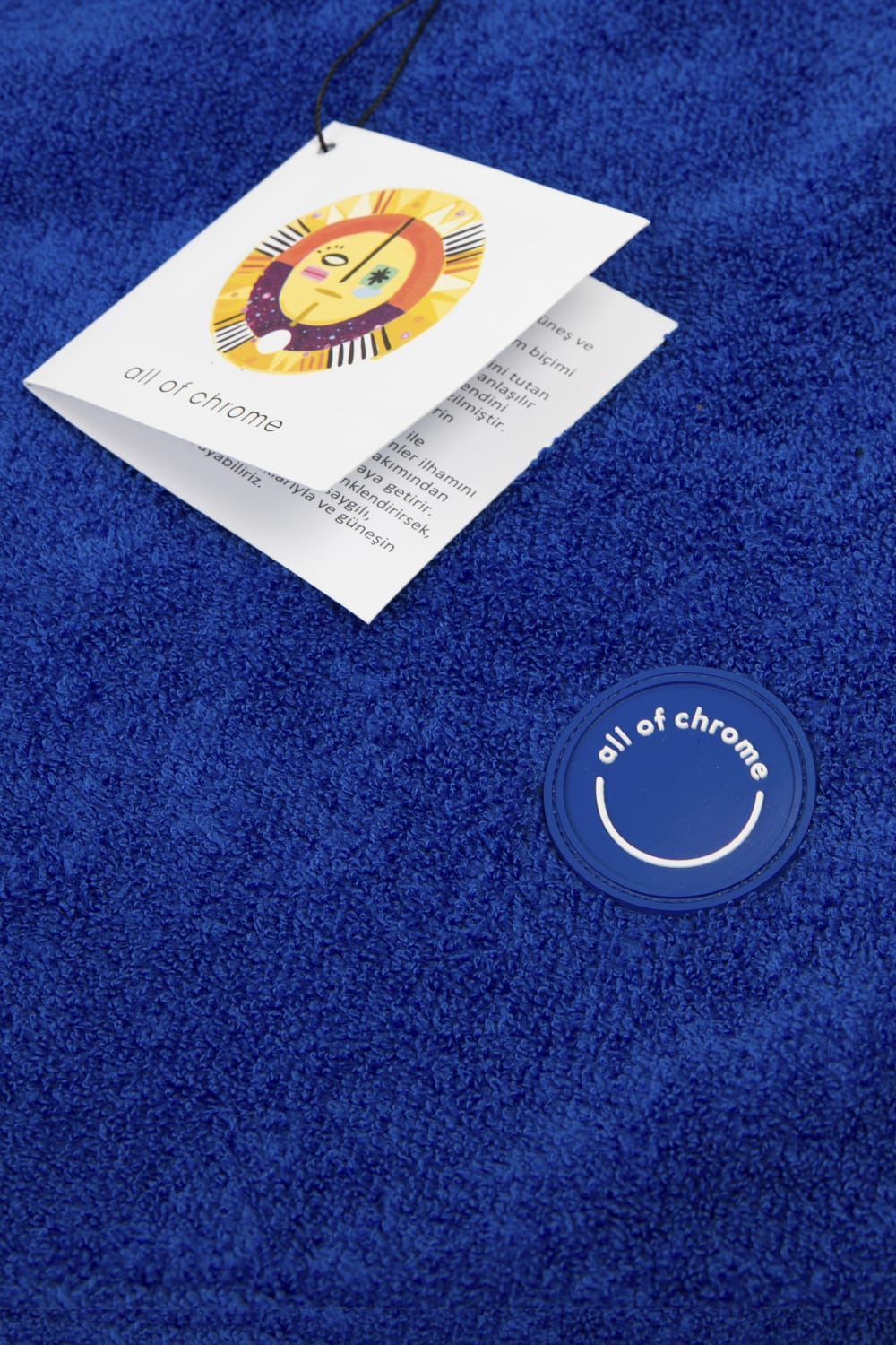 All Of Chrome-Mavi Havlu Çanta-Çanta Aksesuarları-2-Milagron.com