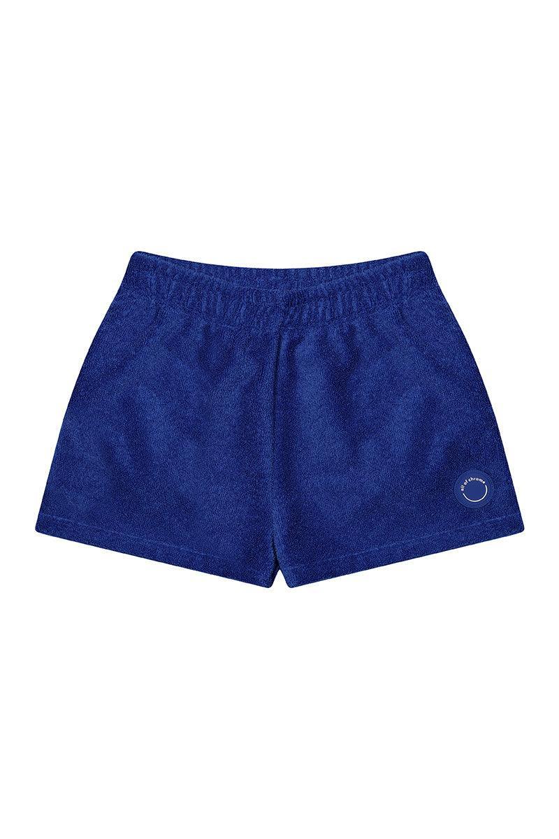 All Of Chrome-Mavi Havlu Şort-Şort-1-Milagron.com