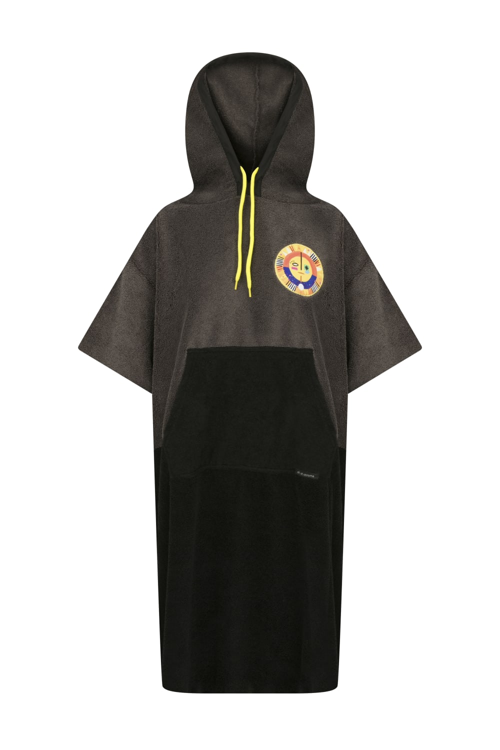 All Of Chrome-New Sun Year Gri Siyah Havlu Panço-Panço-1-Milagron.com