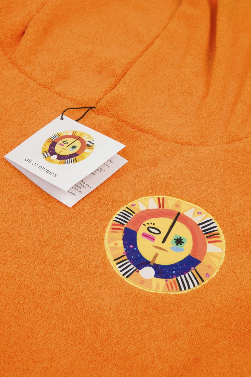 All Of Chrome-New Sun Year Turuncu Havlu Panço-Havlu & Peştamal-3-Milagron.com