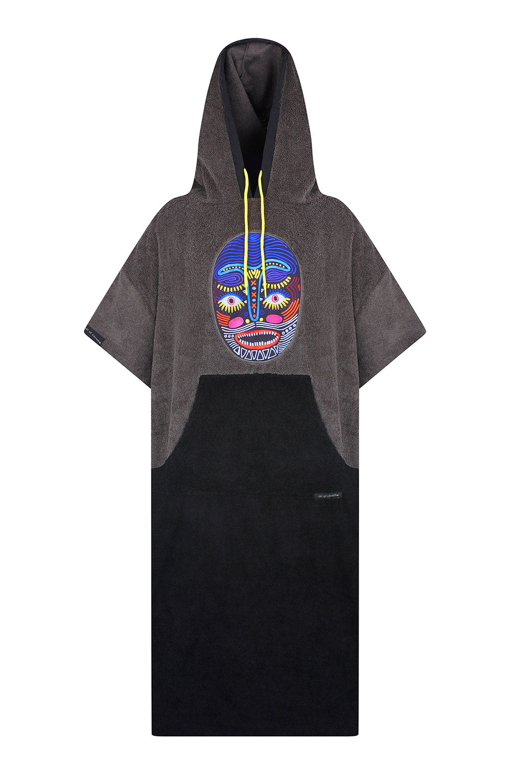 All Of Chrome-Shaman Mask Gri Panço-Panço-1-Milagron.com