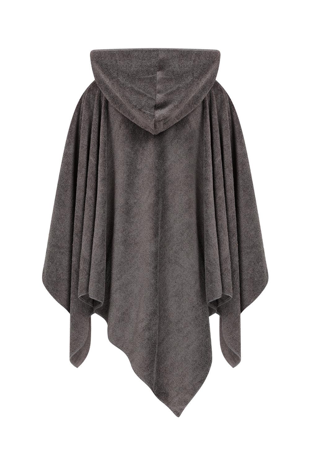 All Of Chrome-Summer Vibes Grey Poncho-Panço-3-Milagron.com