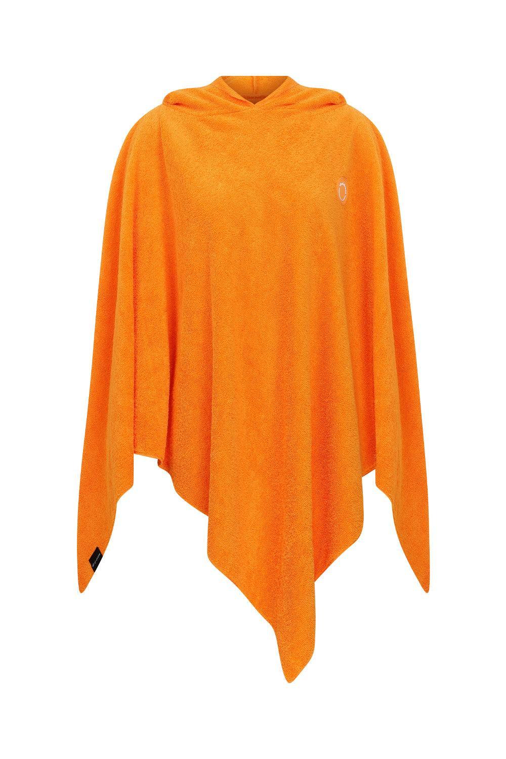 All Of Chrome-Summer Vibes Orange Poncho-Panço-1-Milagron.com