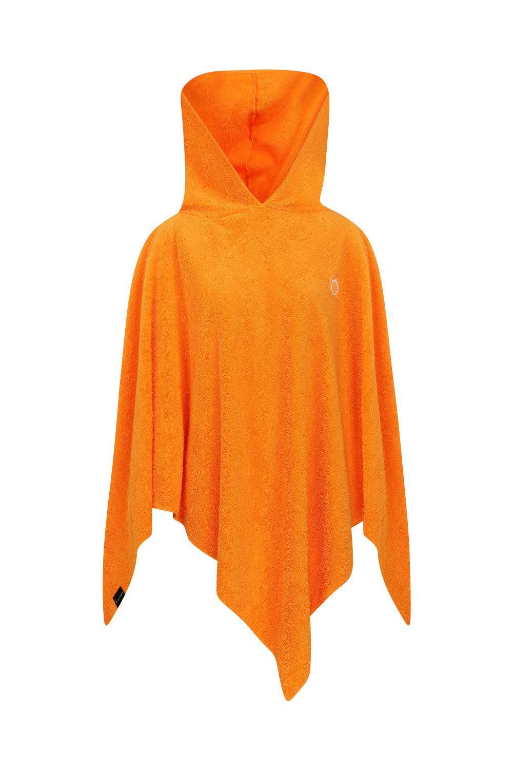 All Of Chrome-Summer Vibes Orange Poncho-Panço-2-Milagron.com