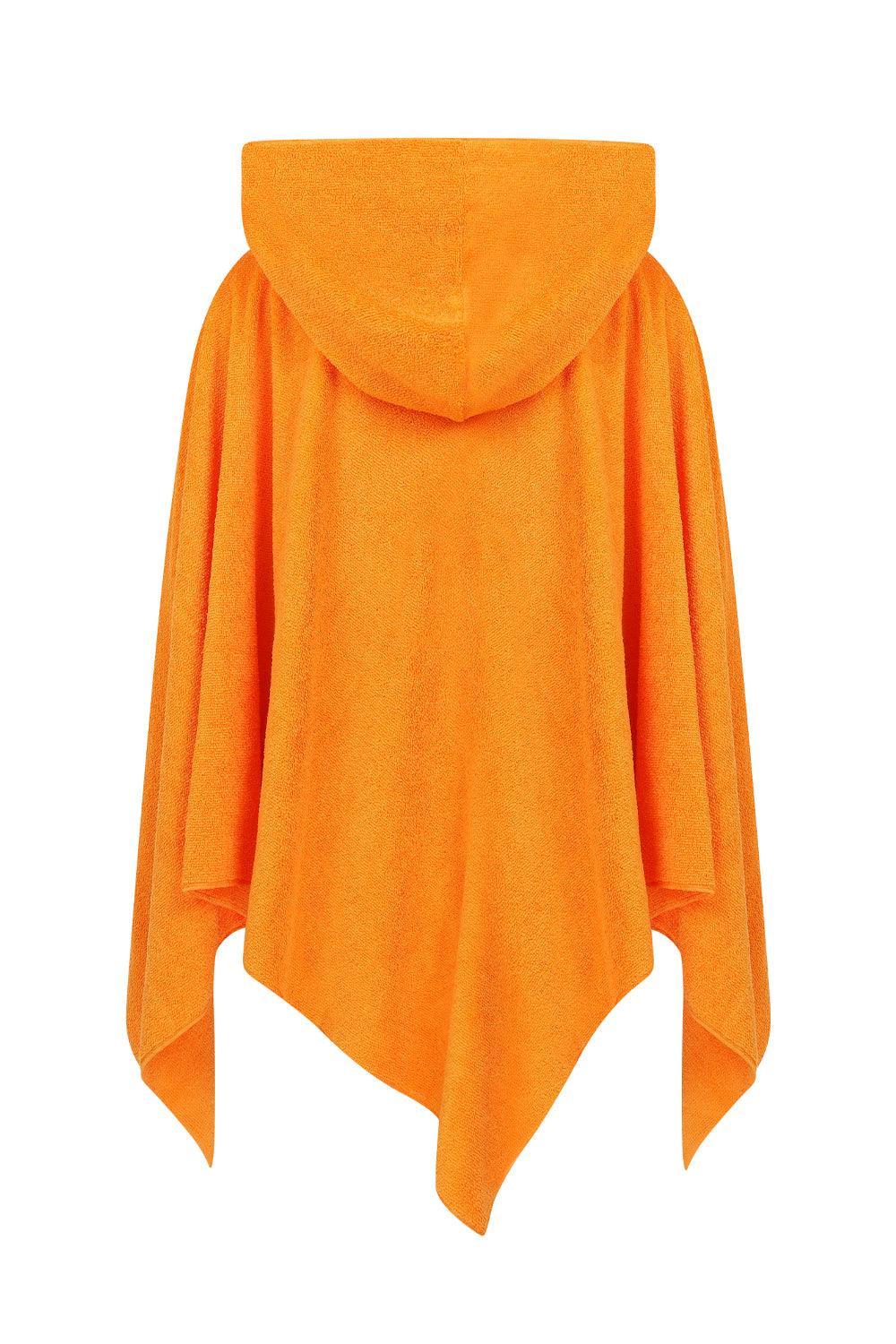 All Of Chrome-Summer Vibes Orange Poncho-Panço-3-Milagron.com