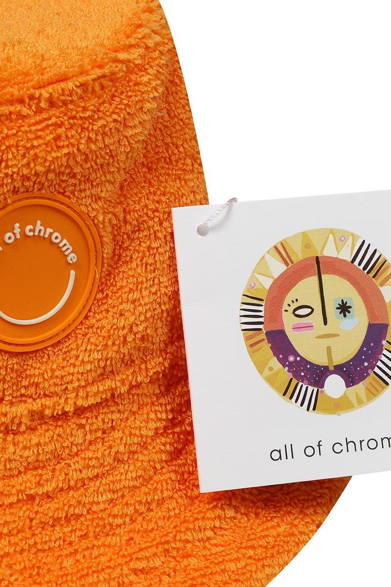 All Of Chrome-Turuncu Havlu Şapka-Bucket Hat-2-Milagron.com