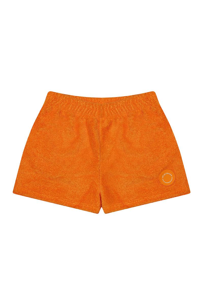 All Of Chrome-Turuncu Havlu Şort-Şort-1-Milagron.com