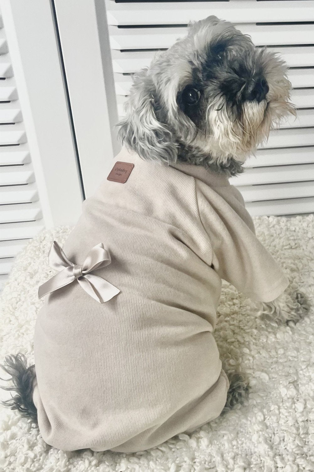 Alphadog Design-Cream Kedi-köpek Tulum-Köpek-2-Milagron.com