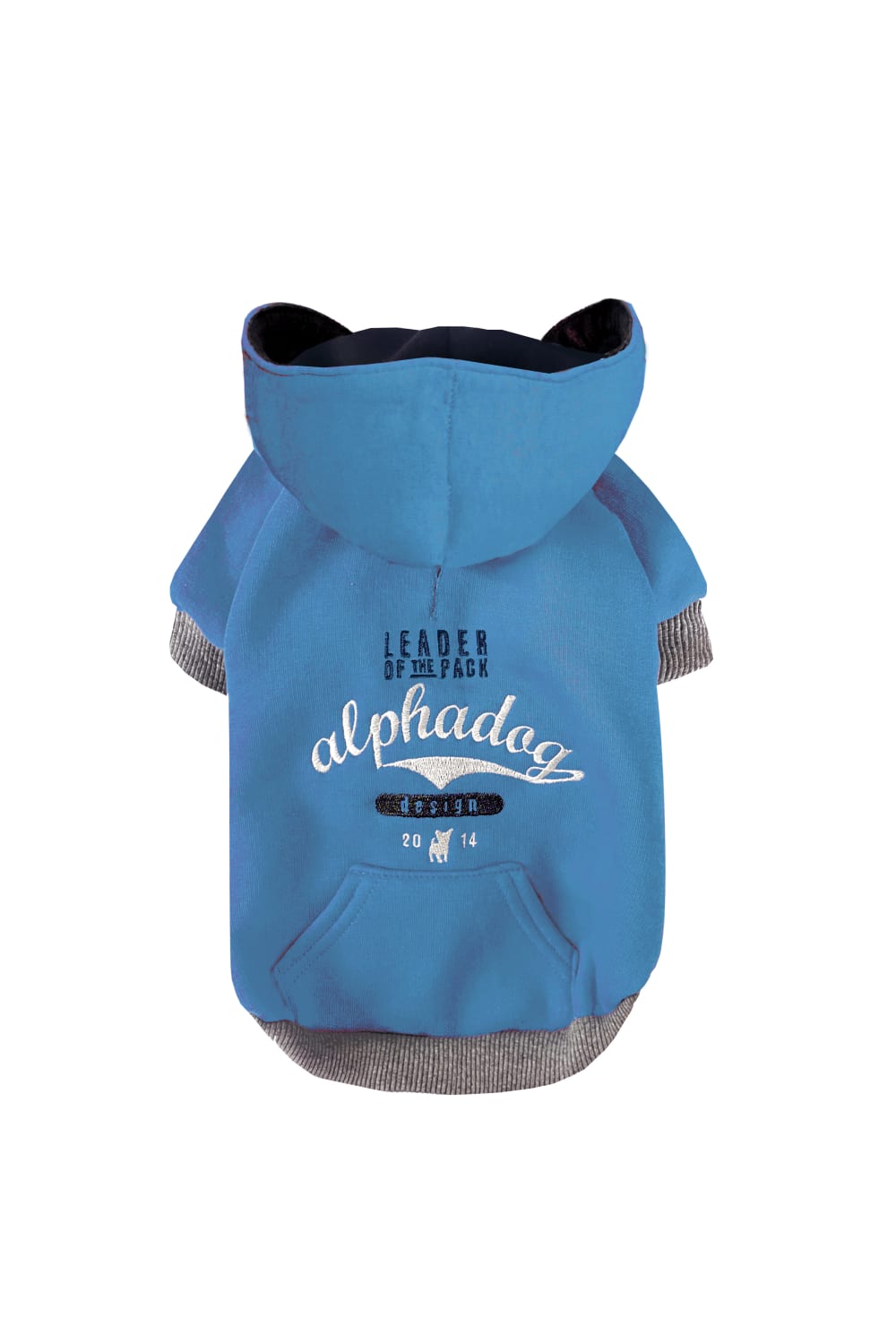 Alphadog Design-Leader Blue Pet Sweatshirt-Köpek-1-Milagron.com
