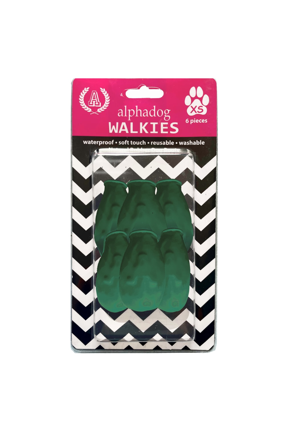 Alphadog Design-Walkies Green Kauçuk Pet Ayakkabısı-Köpek-1-Milagron.com