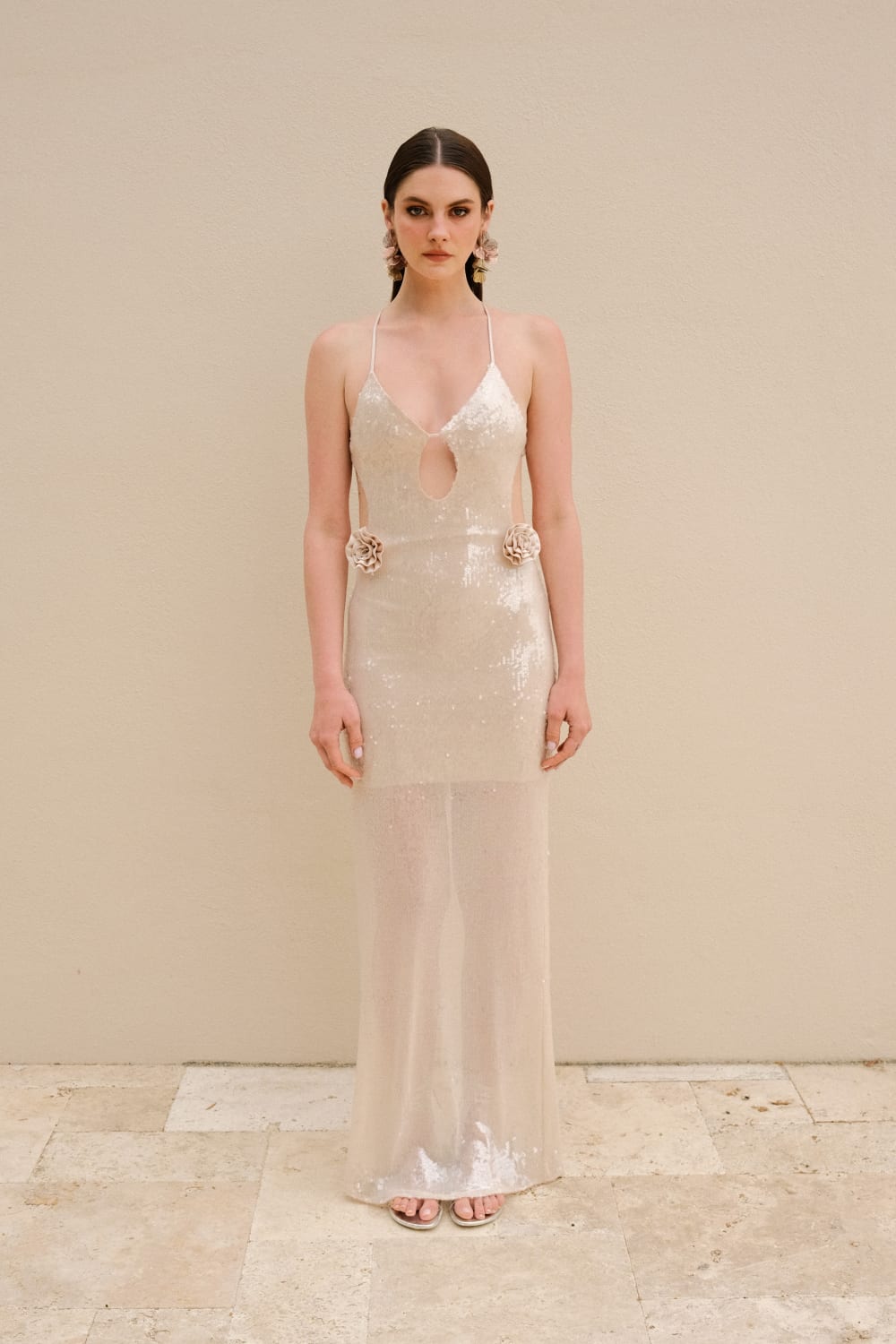 Alreves-Celeste Sequin Long Dress-Elbise-2-Milagron.com